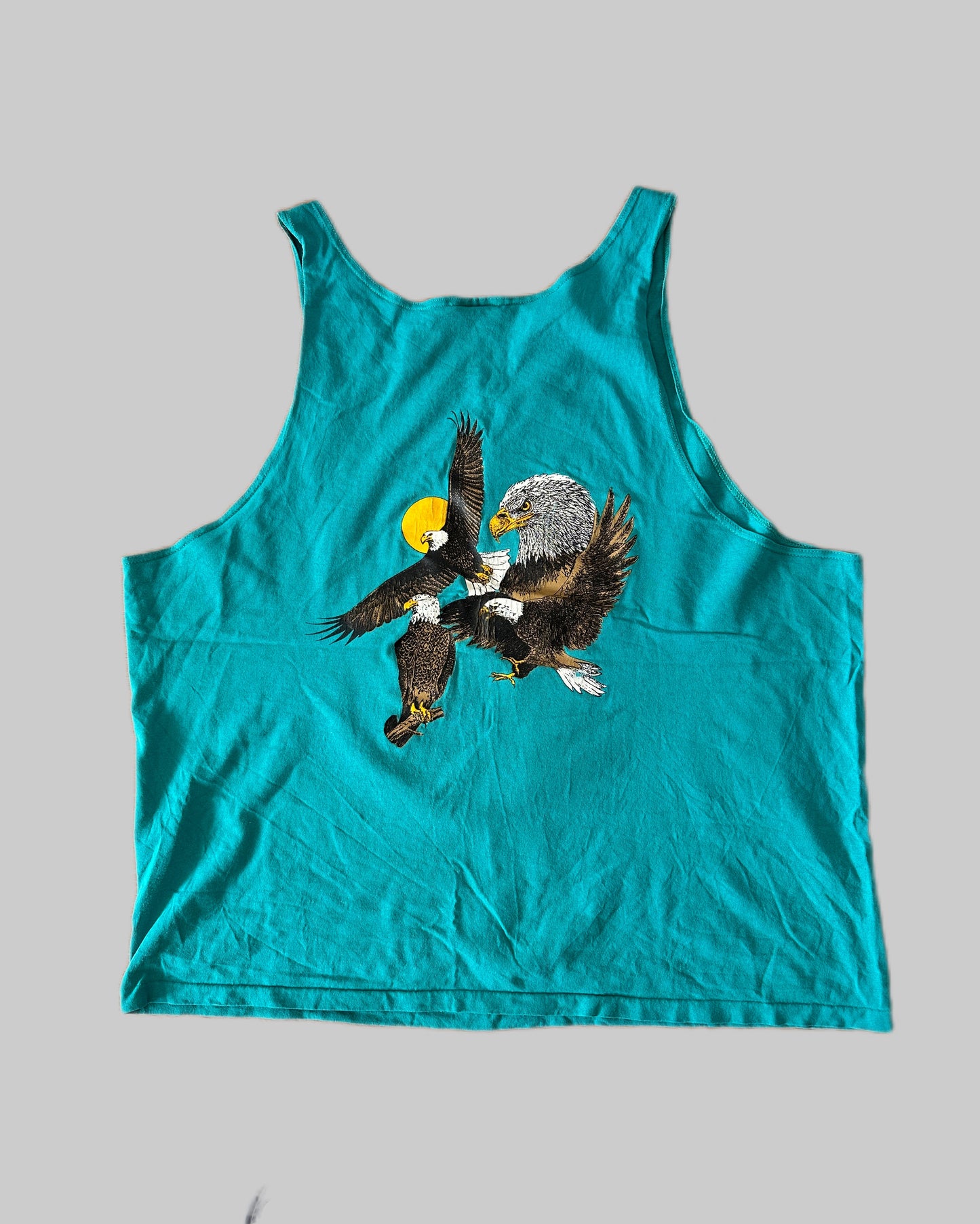 USA Vintage 80s Bald Eagle Tank Top - XXL - Made in USA