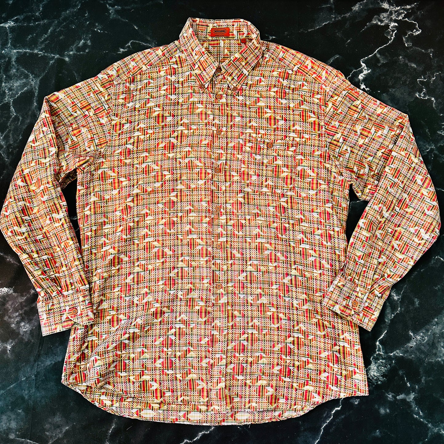 Missoni Vintage Button Down Shirt - 56 / XL - Made in Italy