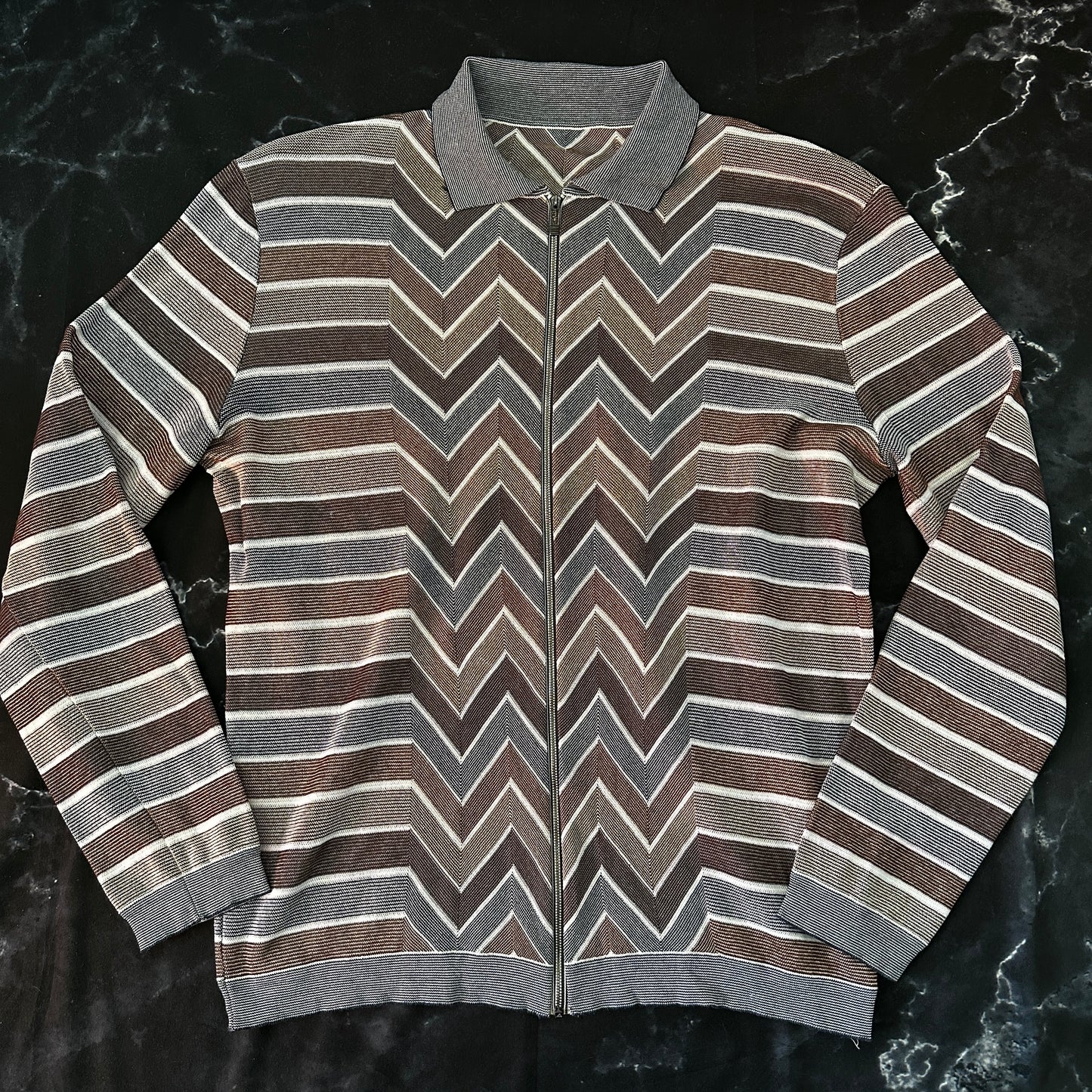 Missoni Vintage Cotton Knit Jacket - 54 / L - Made in Italy