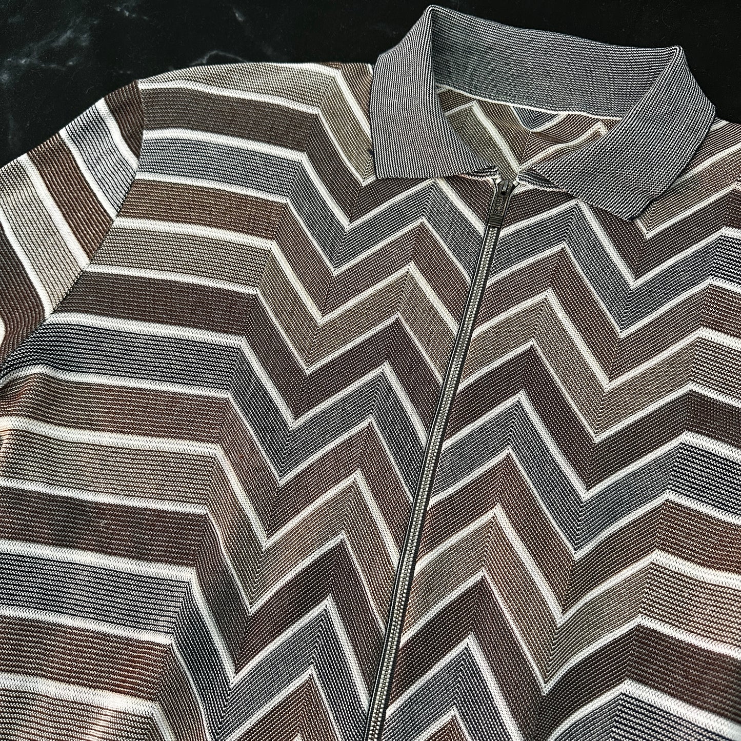 Missoni Vintage Cotton Knit Jacket - 54 / L - Made in Italy