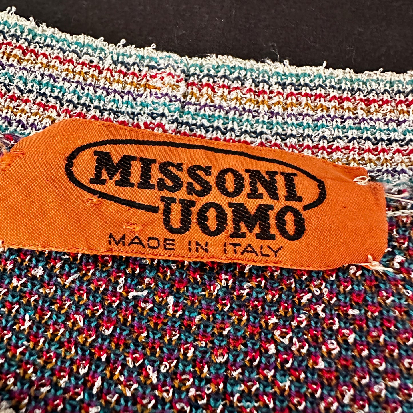 Missoni Uomo Vintage 80s Sweater - 54 / L - Made in Italy