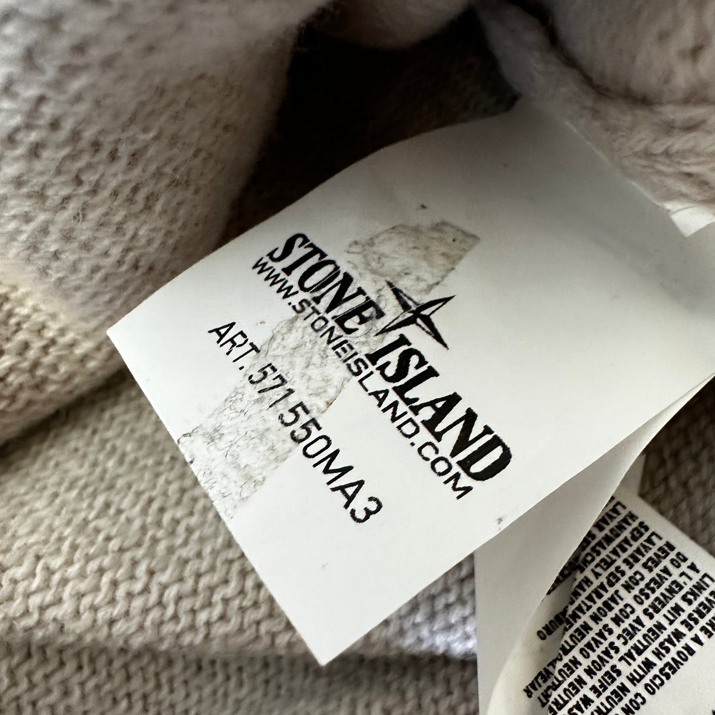 Stone Island 2012 Wool Hooded Zip Jacket - L - Made in Italy