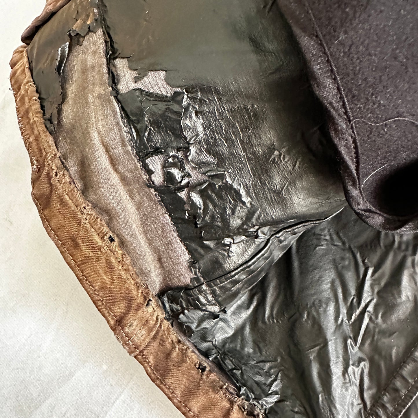 Stone Island 2007 Raso Gommato Jacket w/ Dutch Rope Lining - L