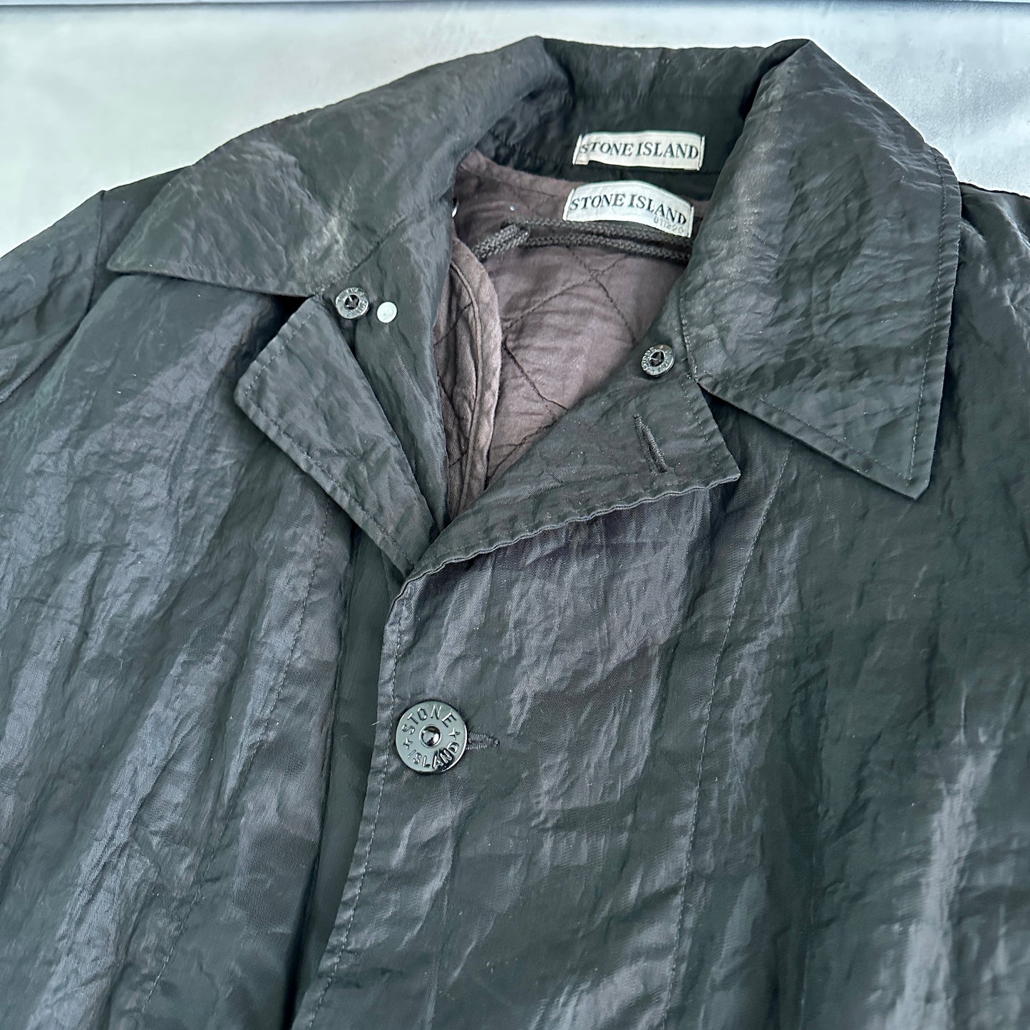 Stone Island 2002 Monofilament Coat w/ Liner - M - Made in Italy