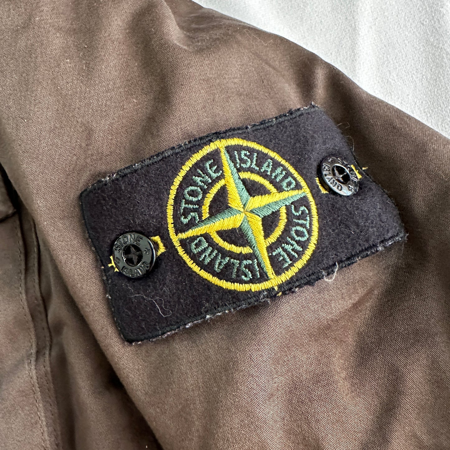 Stone Island 2009 Raso Gommato Jacket Fleece Lining - M - Made in Italy