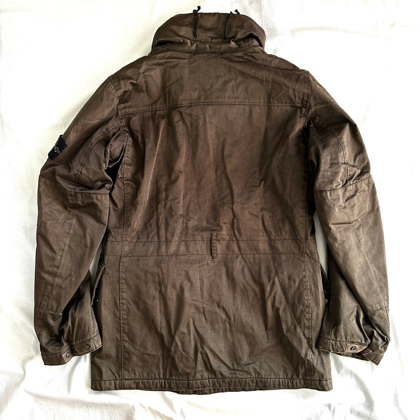 Stone Island 2009 Raso Gommato Jacket Fleece Lining - M - Made in Italy
