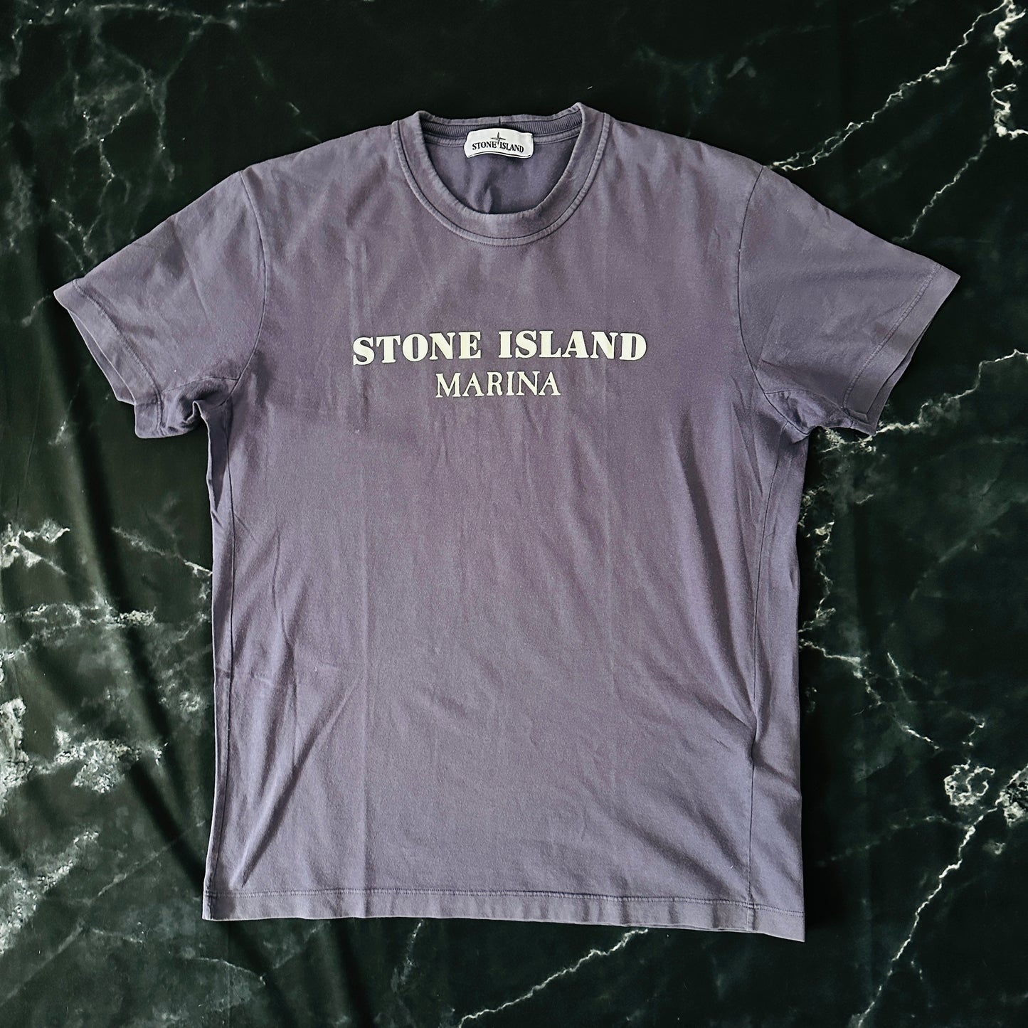 Stone Island Marina 2014 Glow in the Dark Print T-Shirt - L - Made in Italy