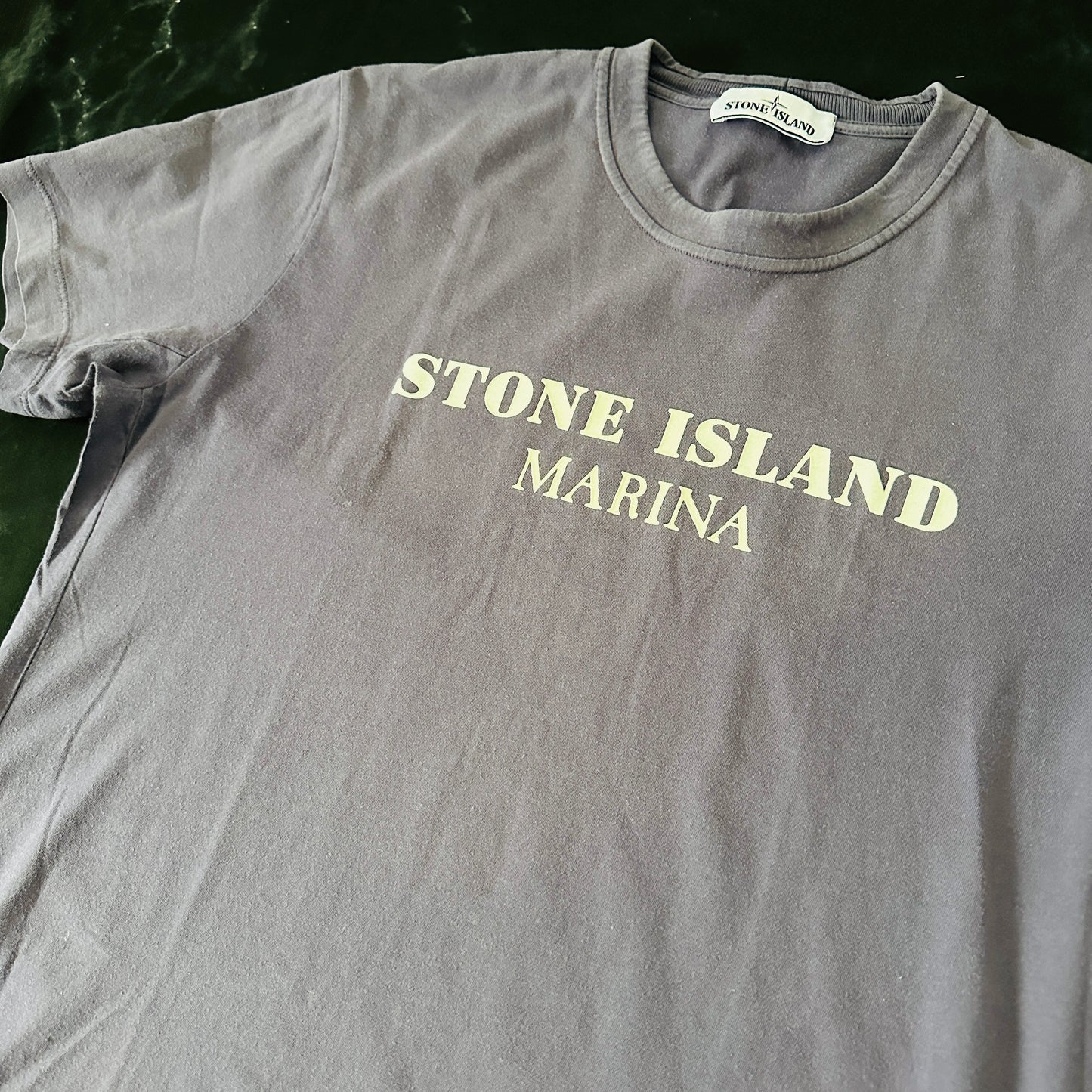 Stone Island Marina 2014 Glow in the Dark Print T-Shirt - L - Made in Italy