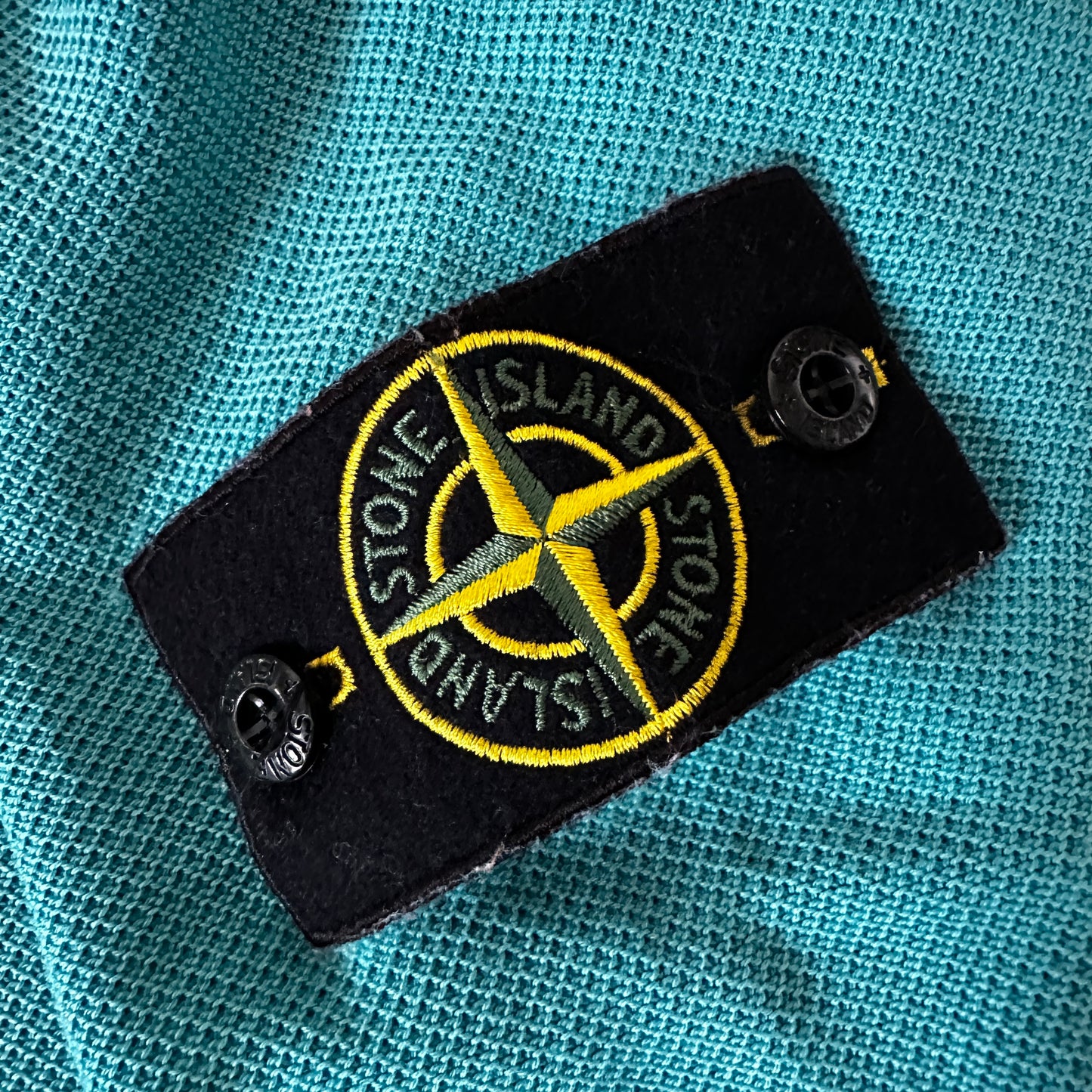 Stone Island 2020 Pigment Dye Treatment Zip Sweater Pique - XXL