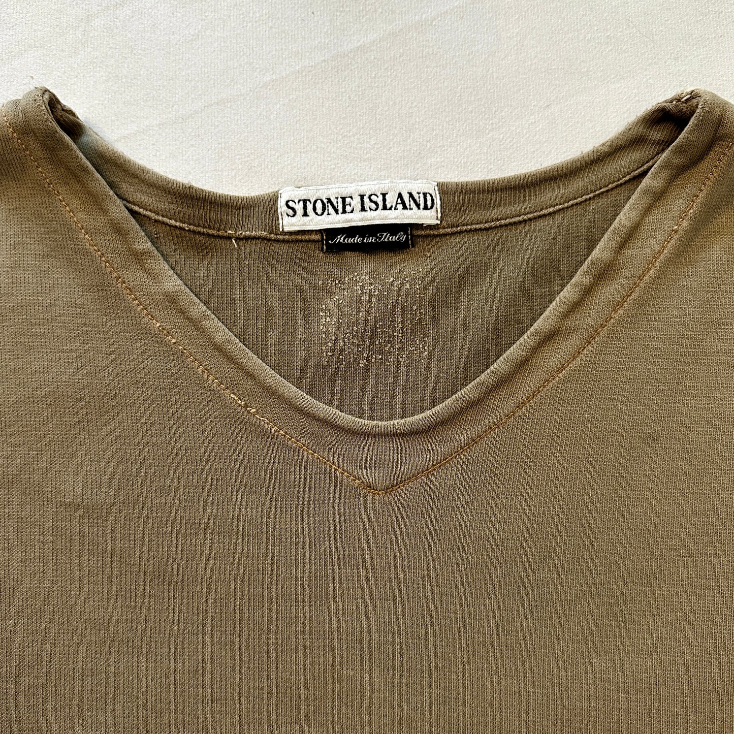 Stone Island Marina 1996 V-Neck Longsleeve Shirt - M - Made in Italy