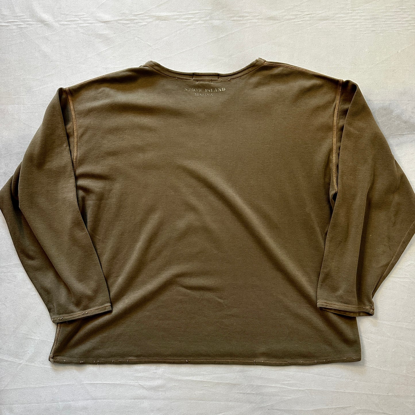 Stone Island Marina 1996 V-Neck Longsleeve Shirt - M - Made in Italy