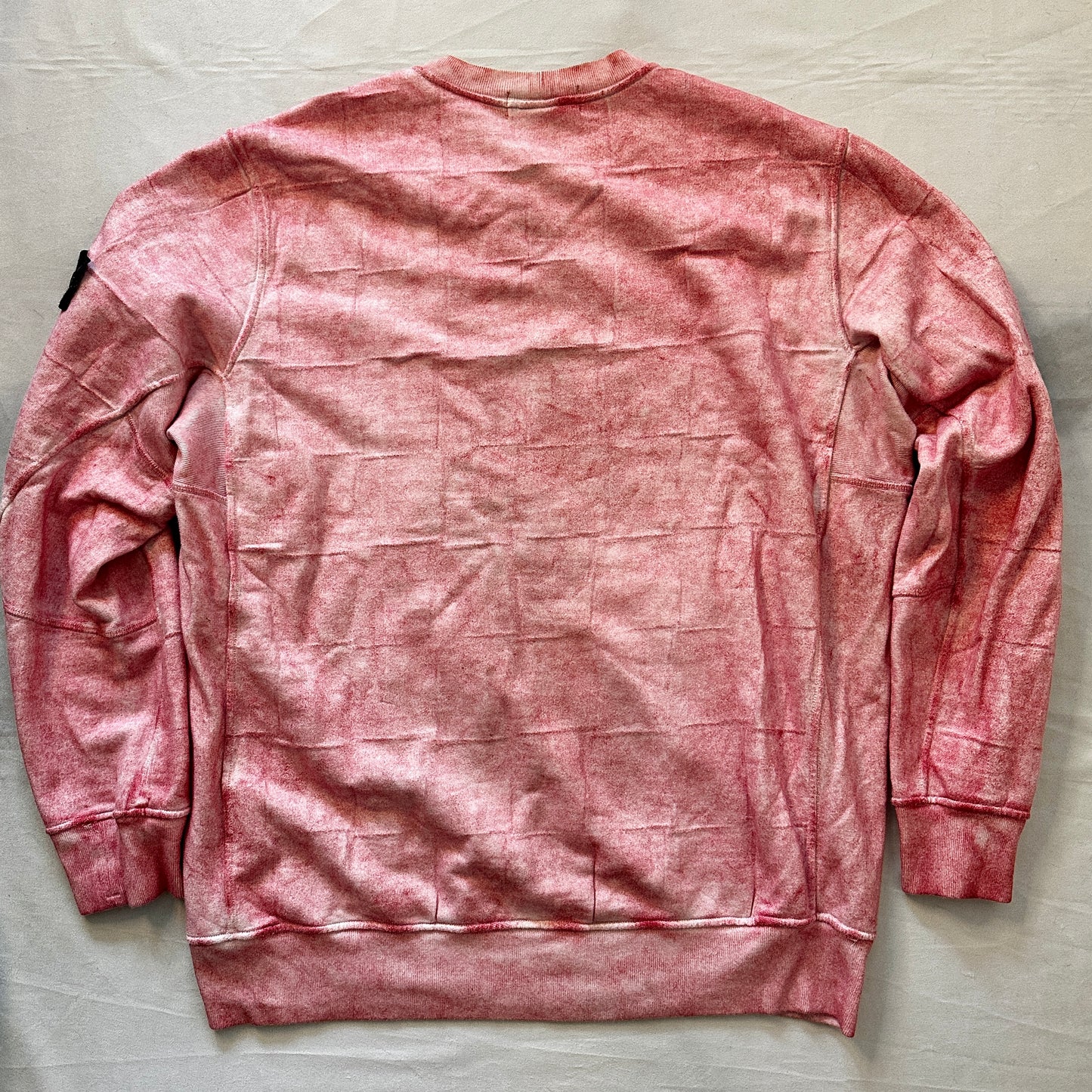 Stone Island 2017 House Check with Dust Colour Treatment Sweatshirt - XXL - Made in Italy