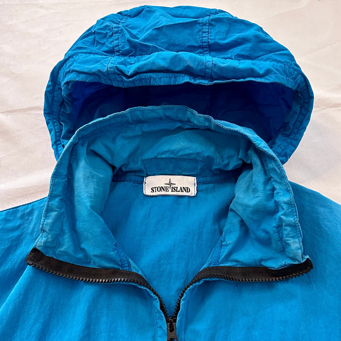 Stone Island Marina 2018 50 Fili + Folded Marina Print Reflective Smock - M - Made in Italy