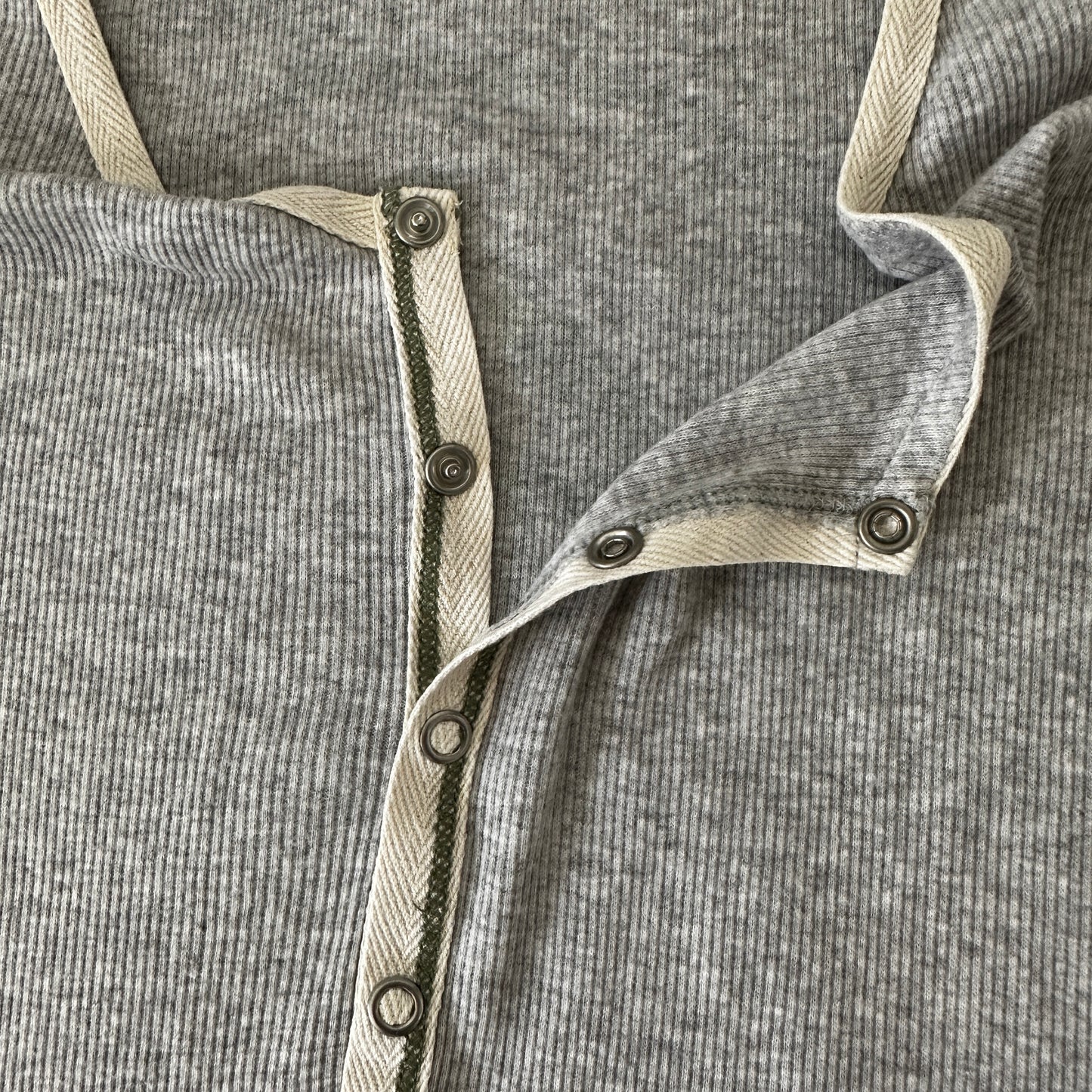 Armani Jeans Vintage 90s Henley Shirt - XL - Made in Italy
