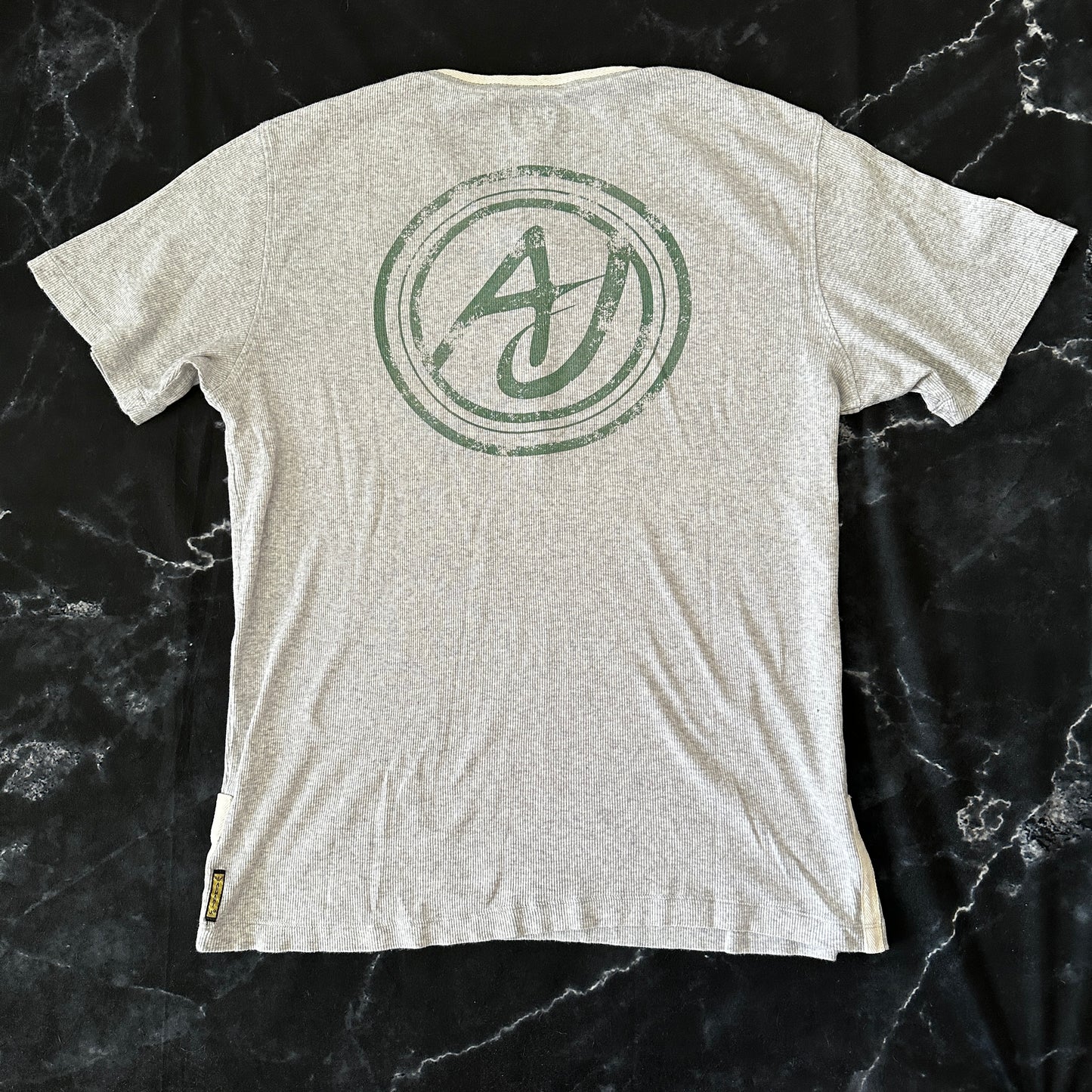 Armani Jeans Vintage 90s Henley Shirt - XL - Made in Italy