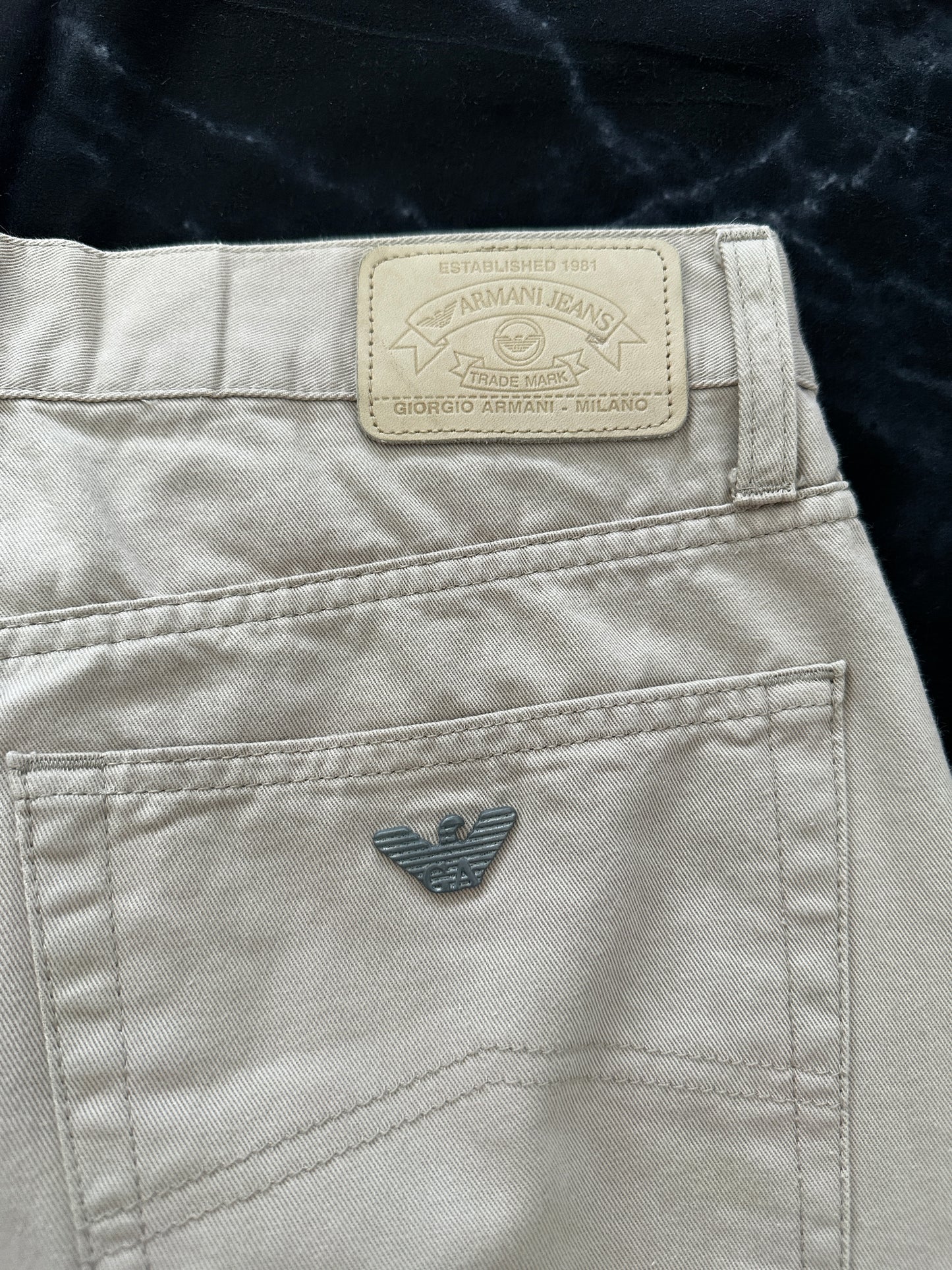 Armani Jeans Vintage 80s Pants - 33 - Made in Italy