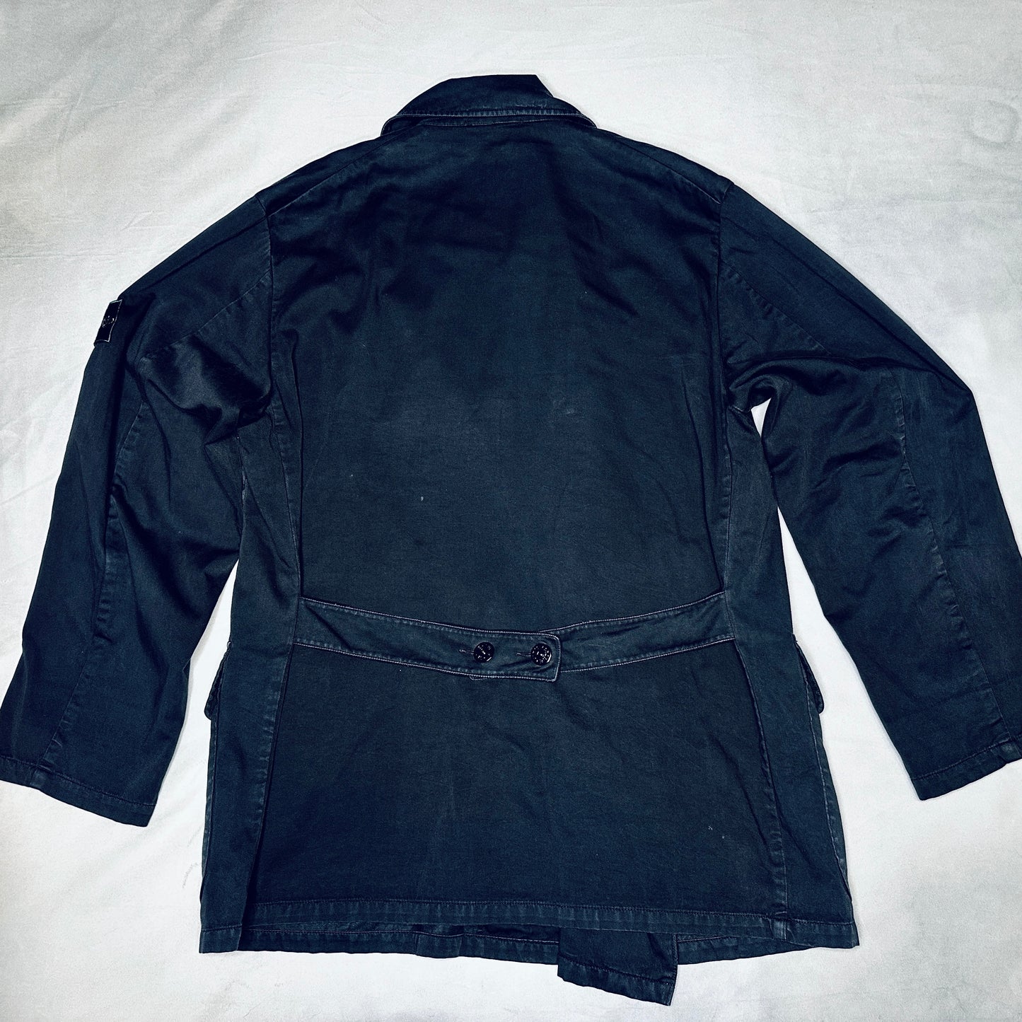 Stone Island 1995 Cotton Light Cotton Peacoat - L - Made in Italy