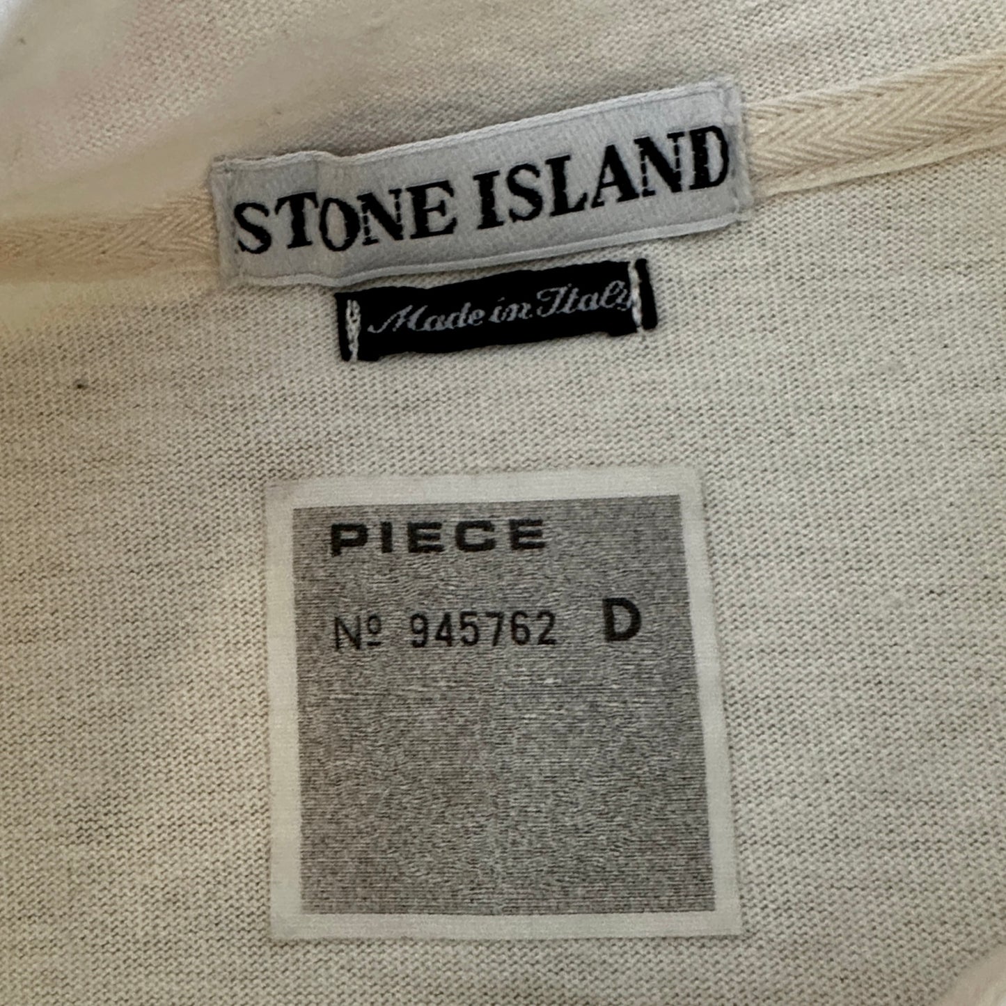 Stone Island 2000 Quarter Zip Sweatshirt - L - Made in Italy