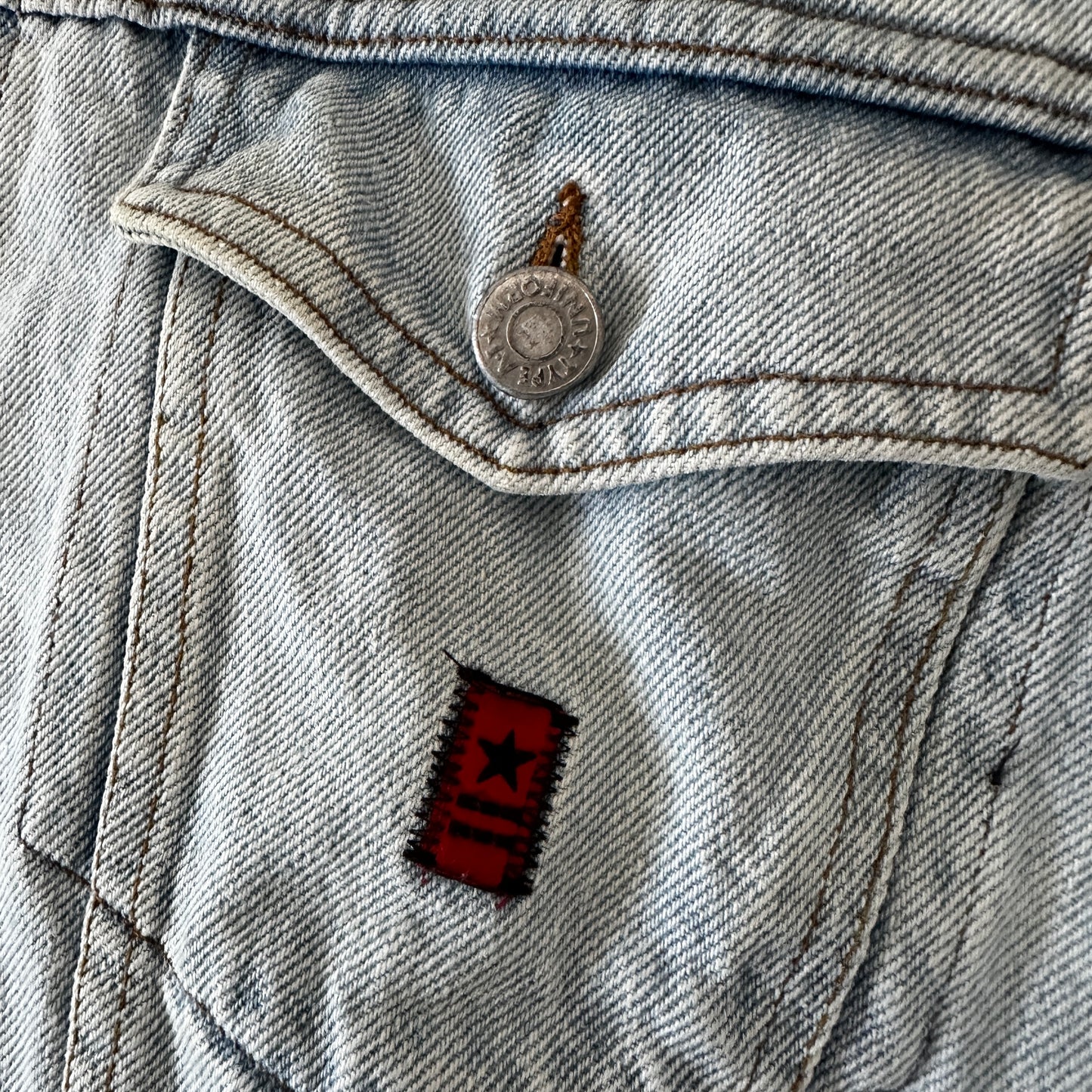 Uniform Type A-1 Vintage 80s Denim Jacket - L - Made in Italy