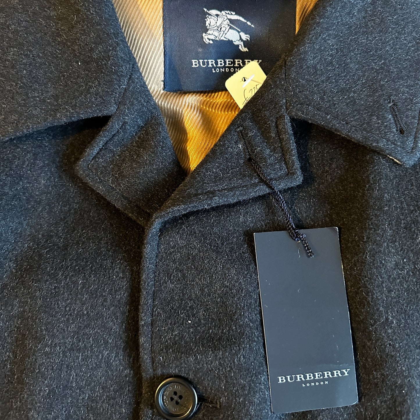 Burberrys New Woodhall Wool Coat - Deadstock - 54 / L