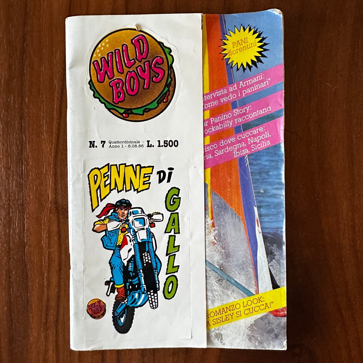 Wild Boys Paninaro Magazine N. 7- Agosto 1986