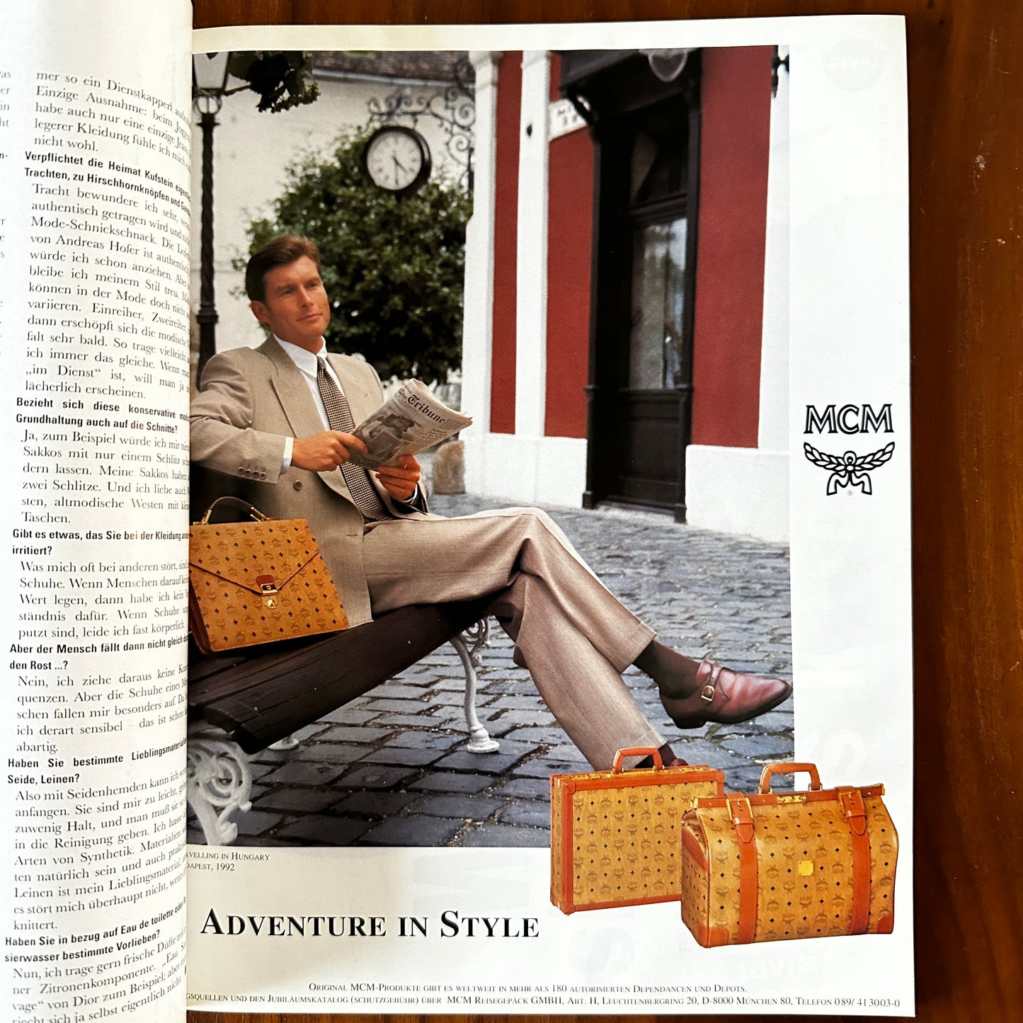 Männer Vogue Magazin - Germany - Oktober 1992
