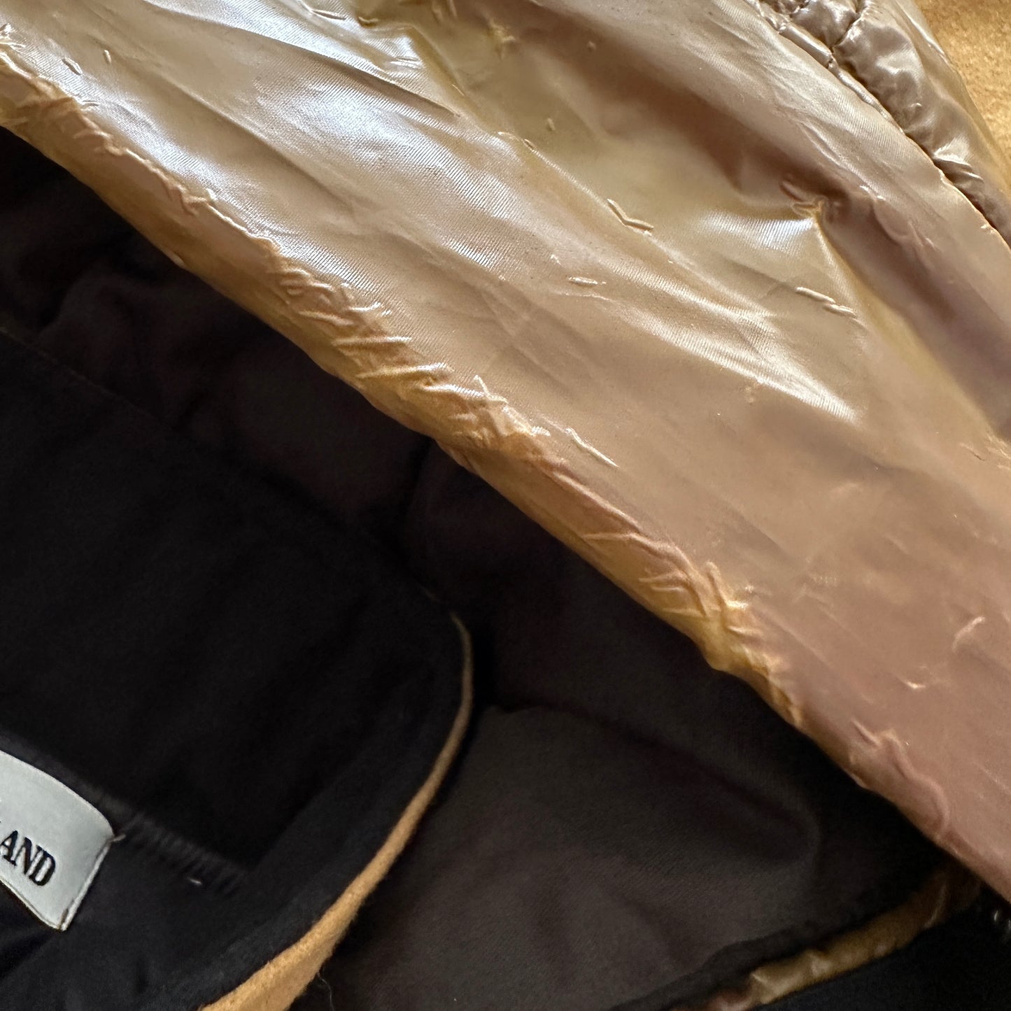 Stone Island 2014 Ice Jacket Wool Blend Down Parka - L