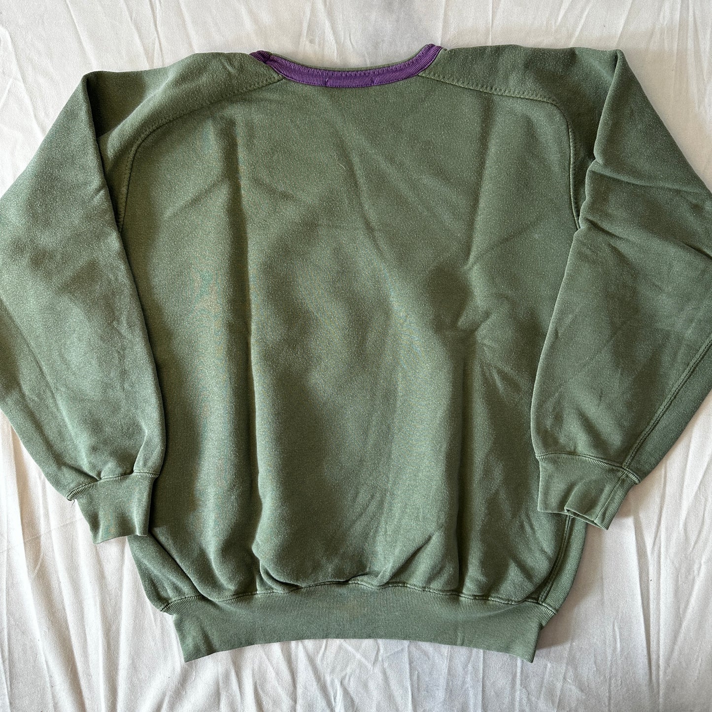 American System 80s Vintage Sweatshirt- M - Made in Italy
