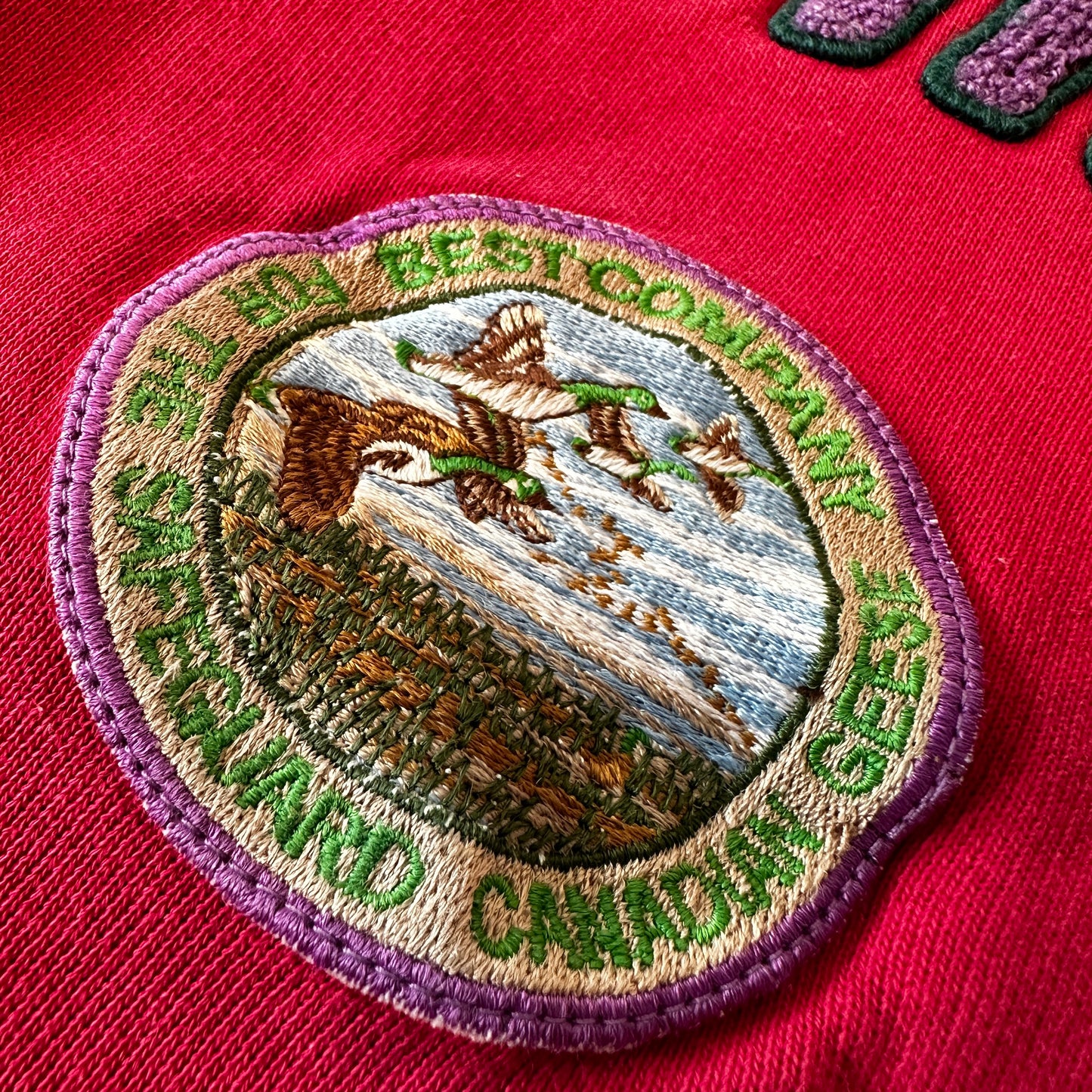 Best Company 80s Vintage "Canadian Geese" Sweatshirt- XL - Made in Italy