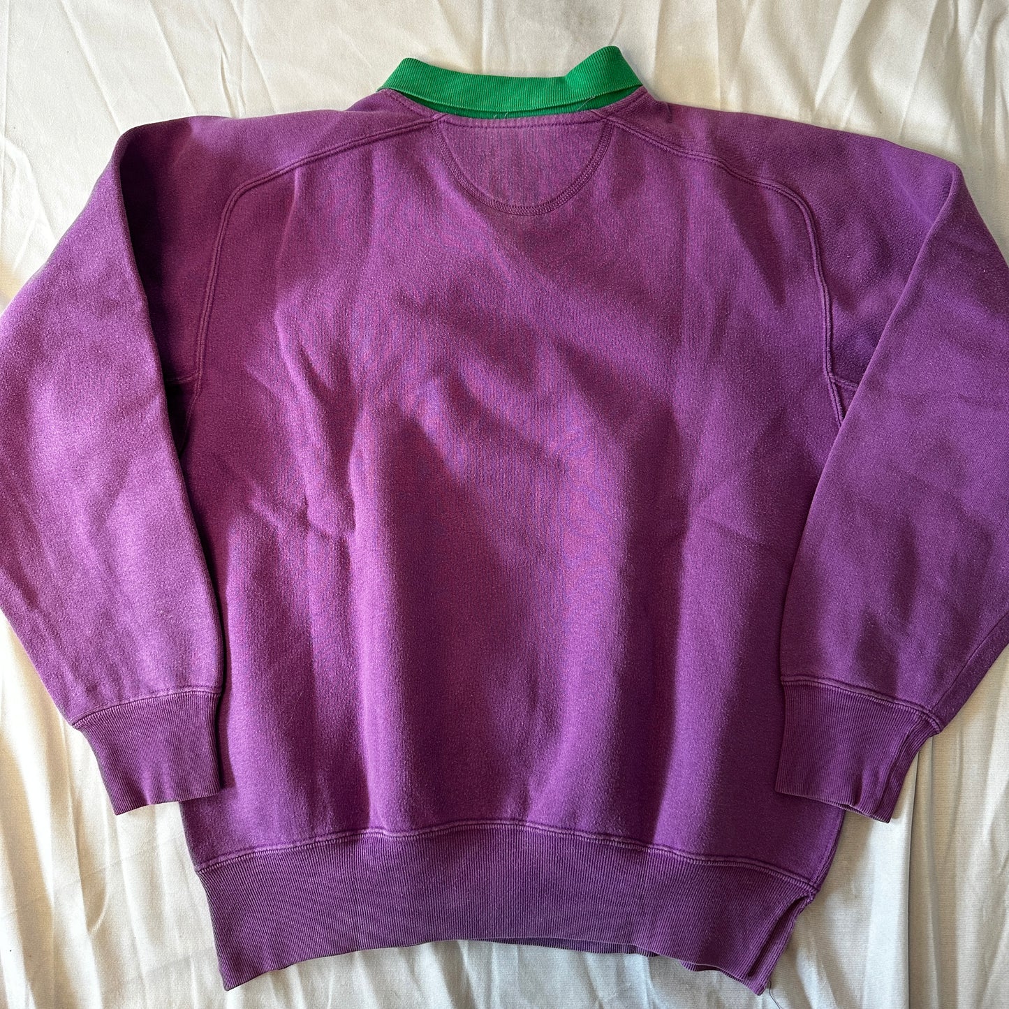 Best Company 80s Vintage "B.C." Polo Sweatshirt- M - Made in Italy
