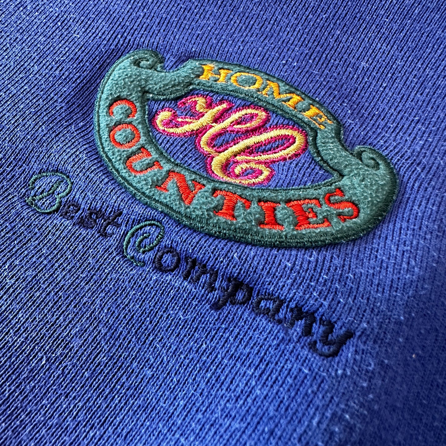 Best Company 80s Vintage "Home Counties" Sweatshirt- XL - Made in Italy