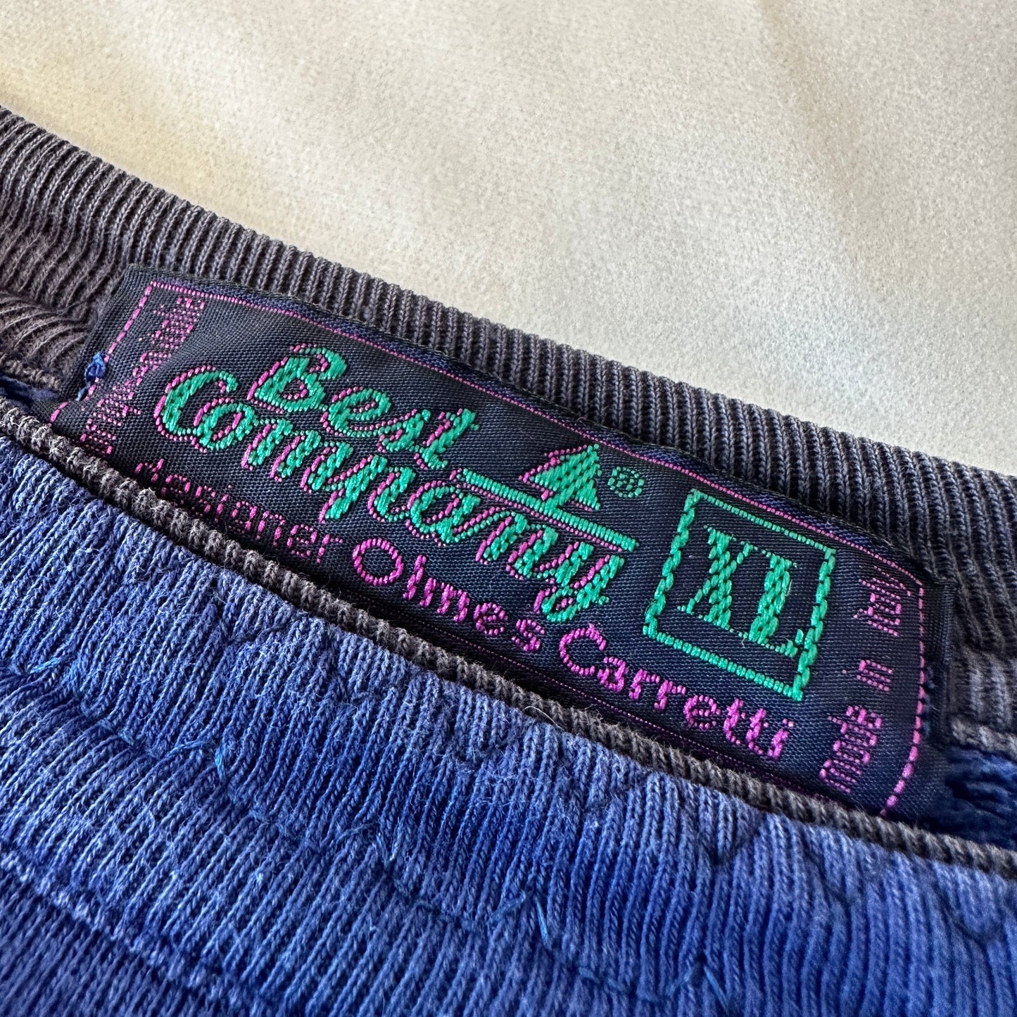 Best Company 80s Vintage "Home Counties" Sweatshirt- XL - Made in Italy