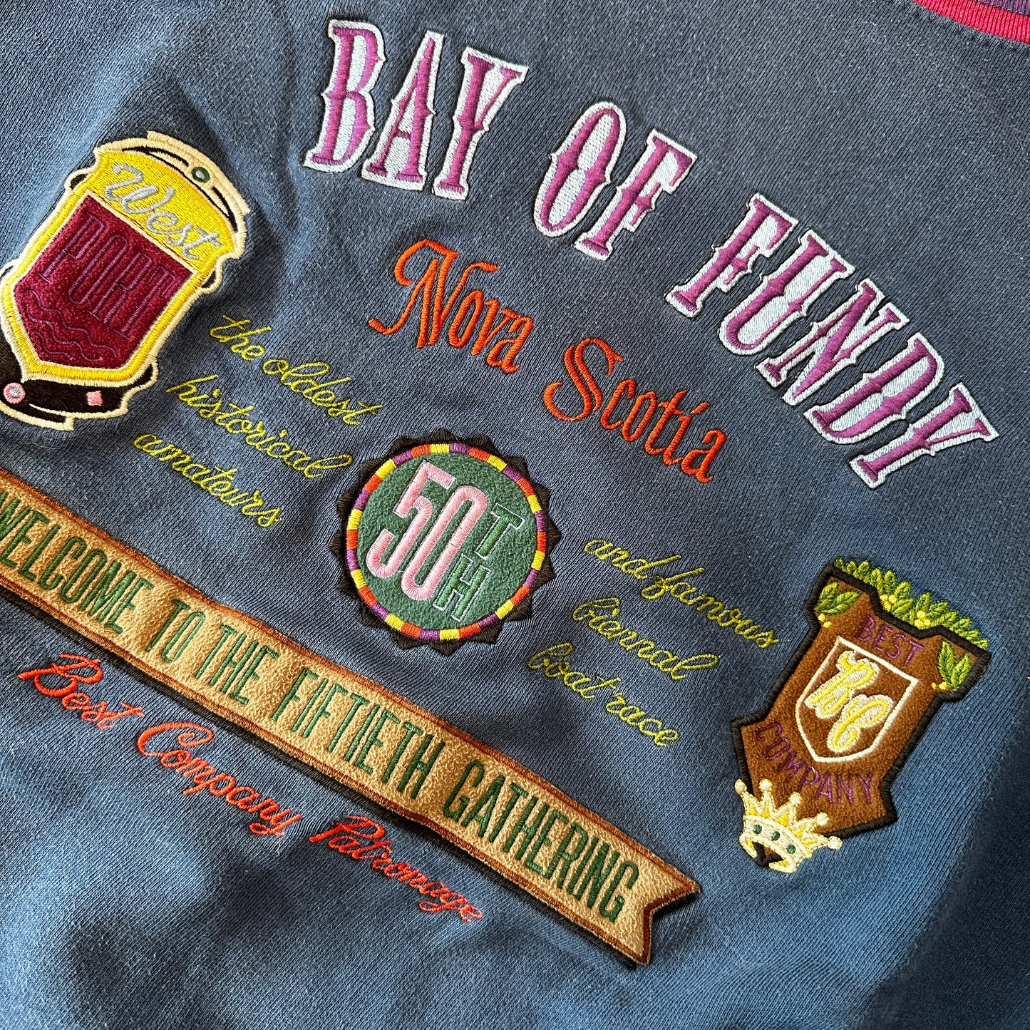 Best Company 80s Vintage "Bay of Fundy" Sweatshirt- XXL - Made in Italy
