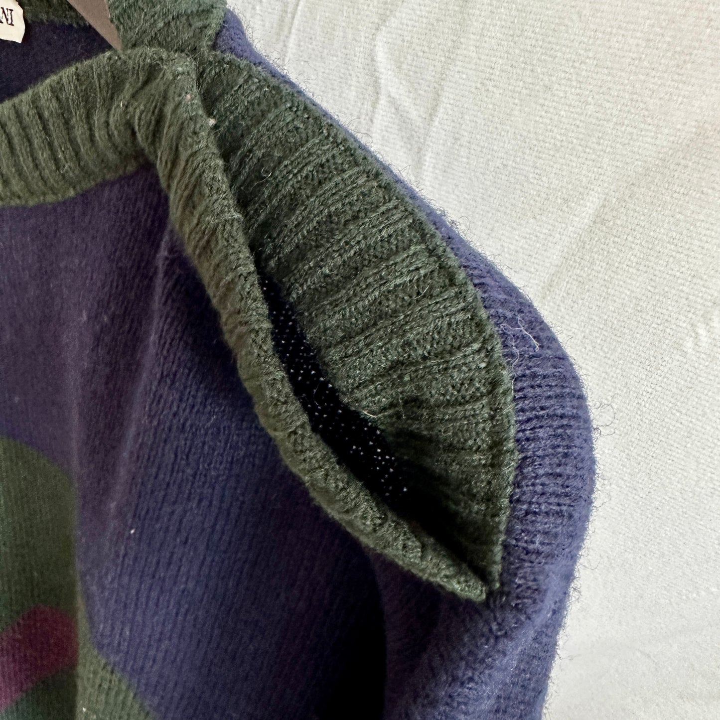 Giorgio Armani Vintage 80s Eagle Logo Sweater - L - Made in Italy