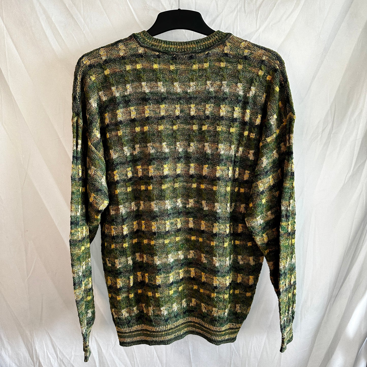 Missoni Example Vintage 90s V-Neck Sweater - L - Made in Italy