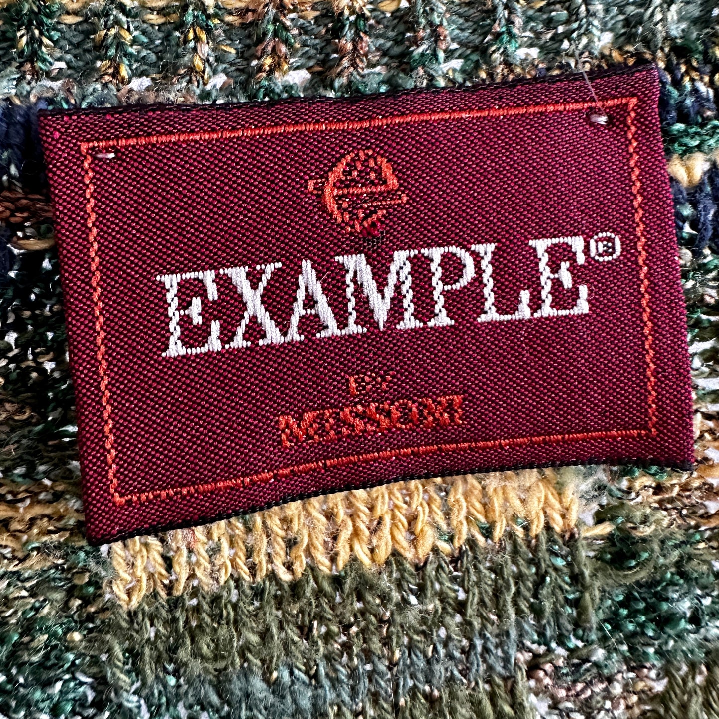 Missoni Example Vintage 90s V-Neck Sweater - L - Made in Italy