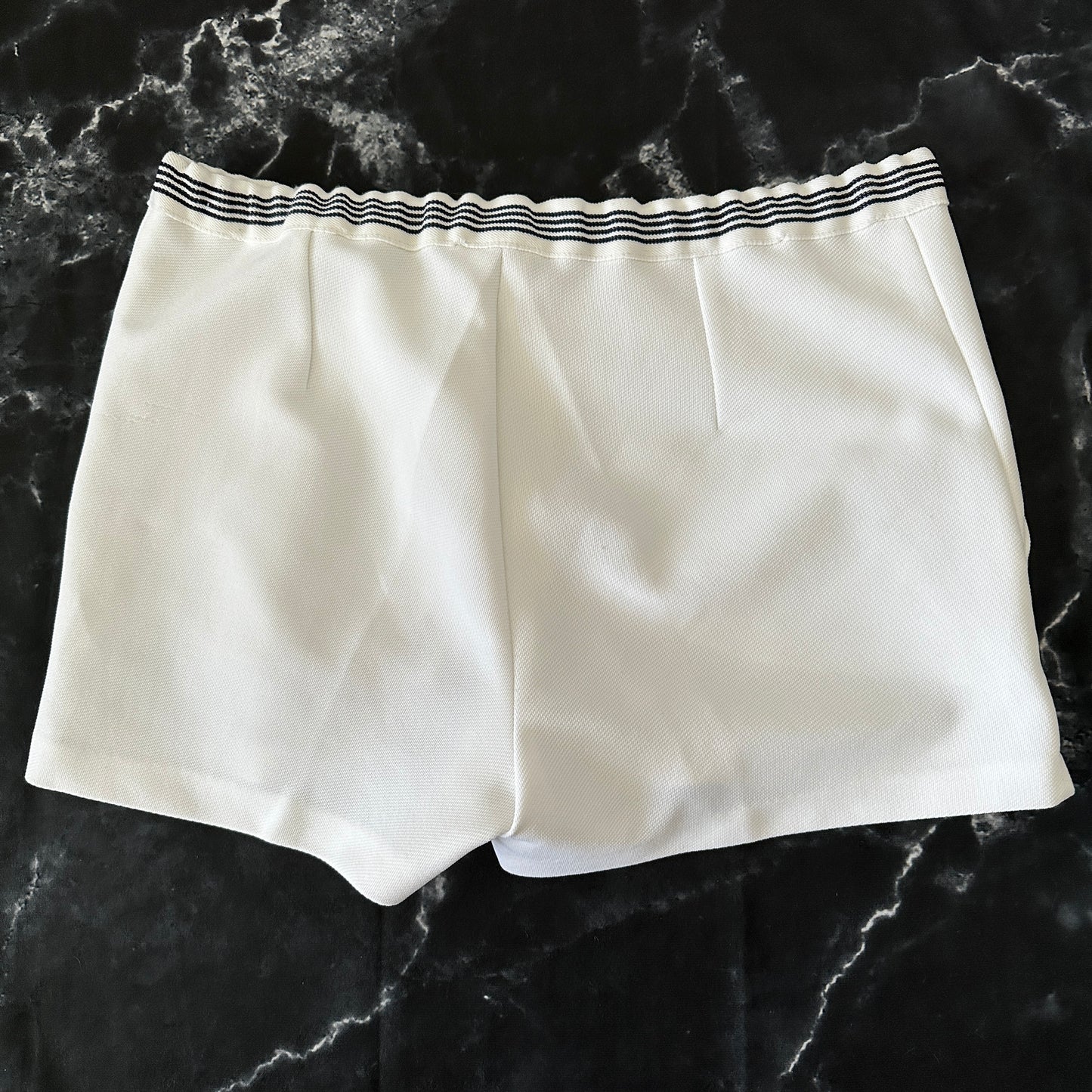 By Marilena Vintage 80s Tennis Shorts - White - M - Made in Italy