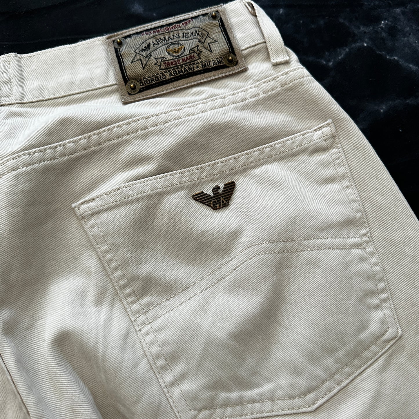 Armani Jeans Vintage 80s Pants - 32 - Made in Italy