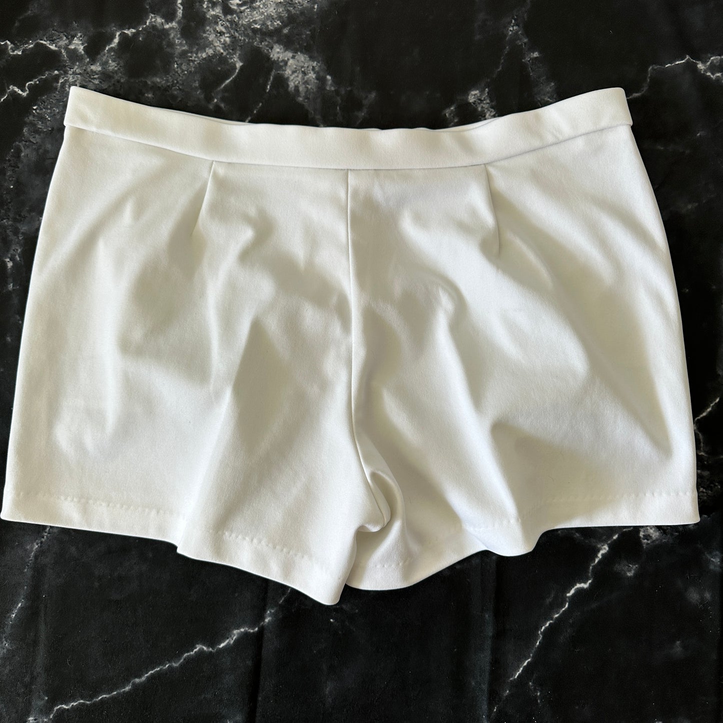 Adidas Vintage 80s Tennis Shorts - White - 54 / XL
