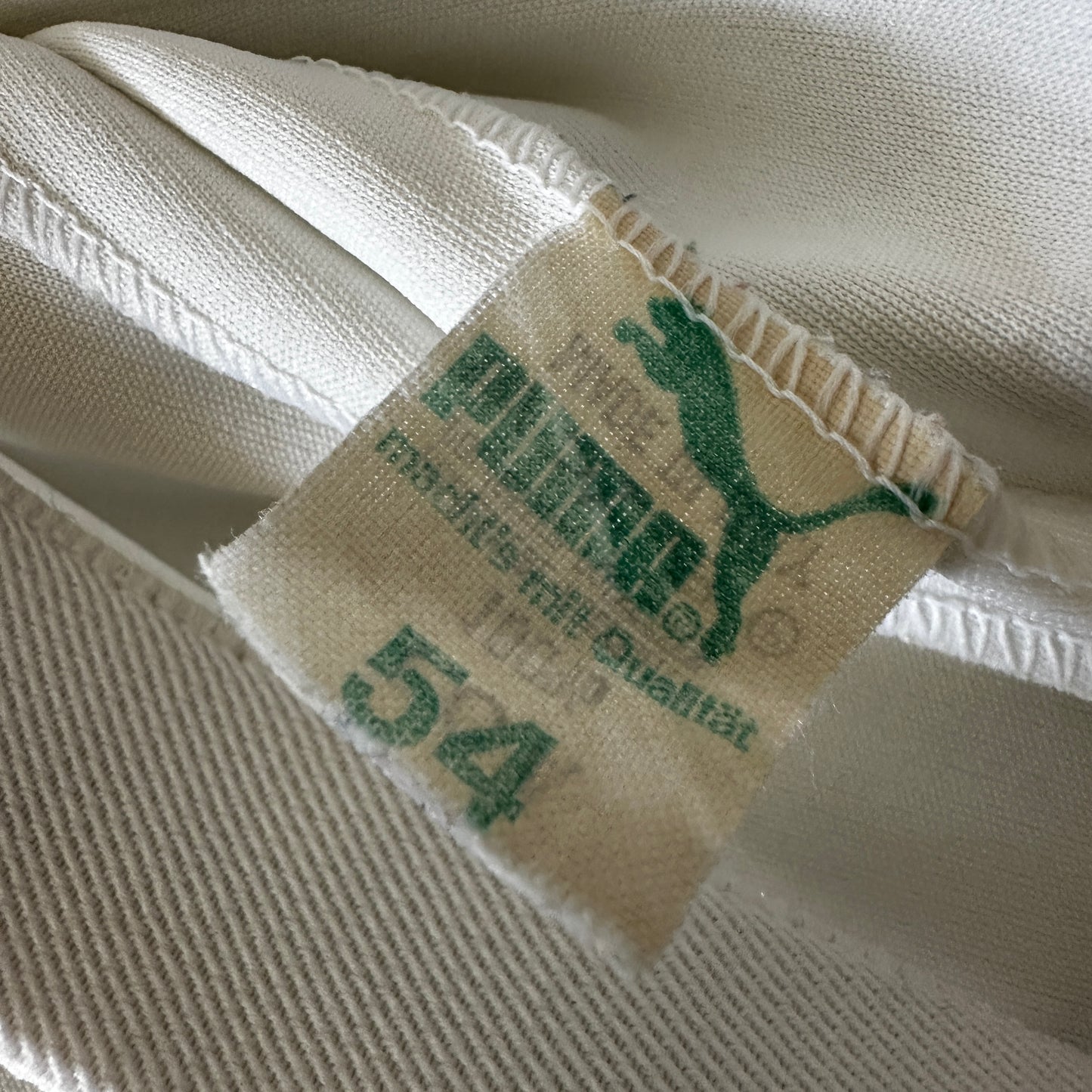Puma Vintage 80s Tennis Shorts - White - 54 / XL - Made in IItaly