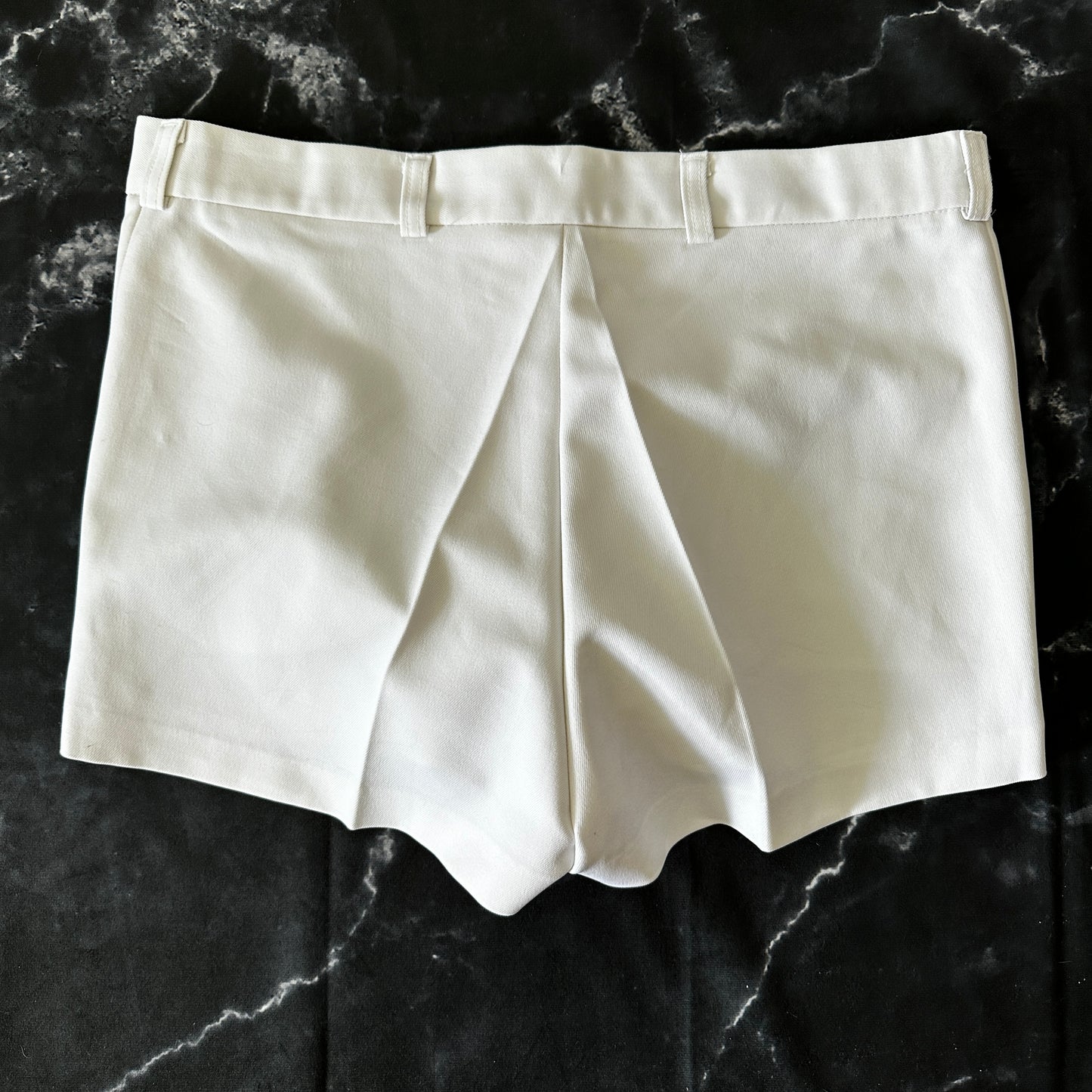 Trigema Vintage 80s Tennis Shorts - White - M - Made in West Germany