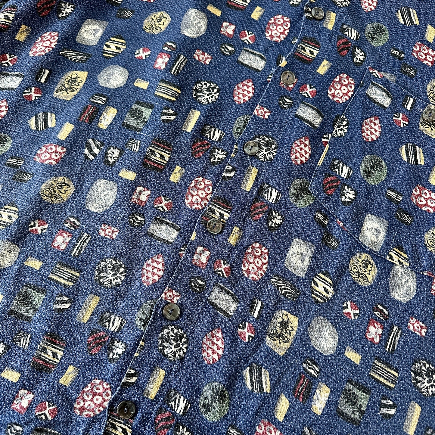 Casa Moda Vintage 90s Piqué Shirt XL