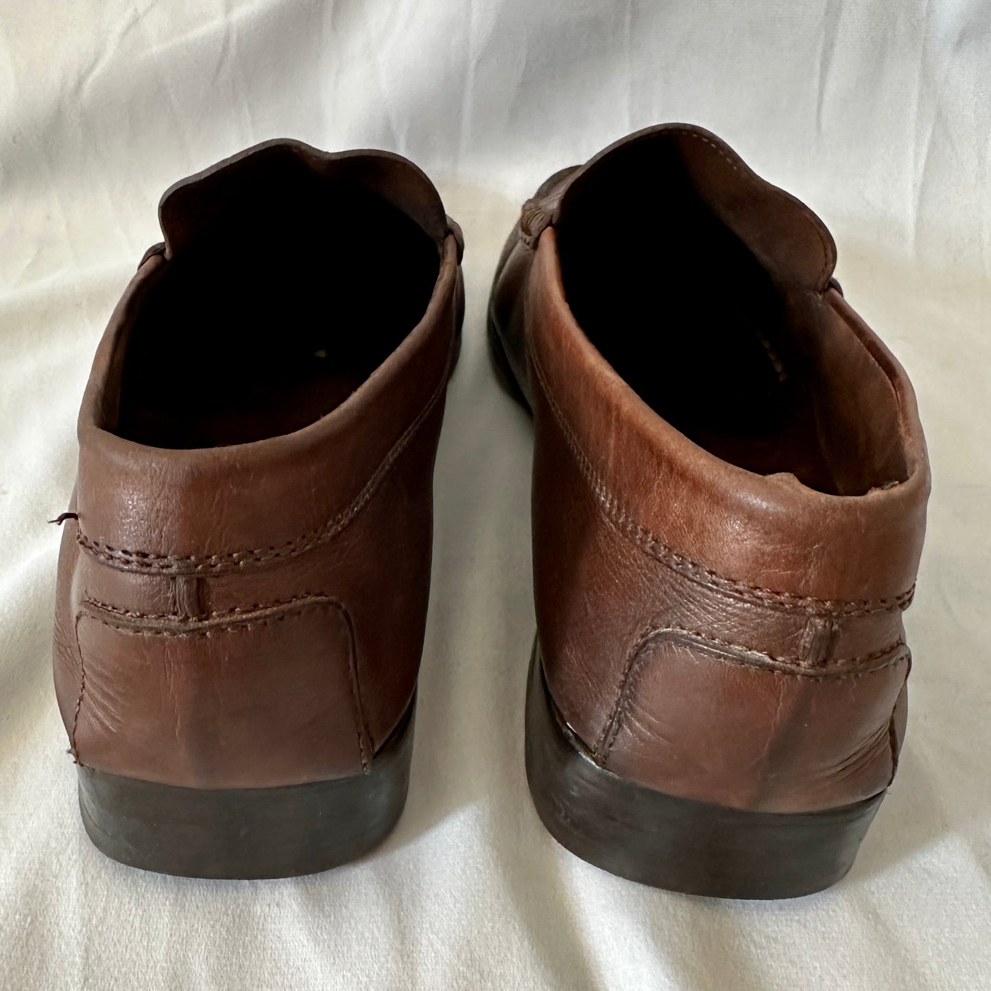 Tod's Loafers Dark Brown Leather 10.5 - Made in Italy