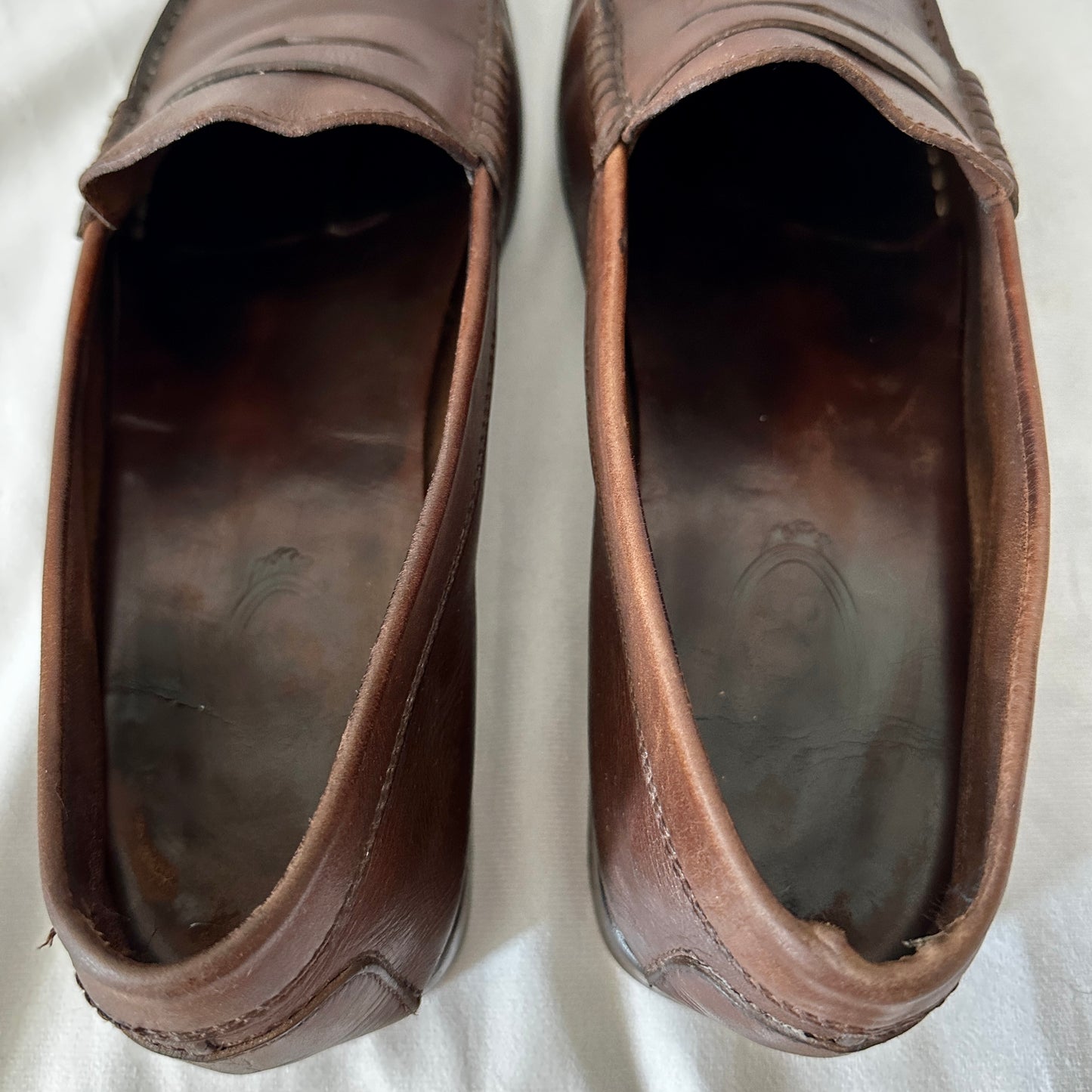 Tod's Loafers Dark Brown Leather 10.5 - Made in Italy