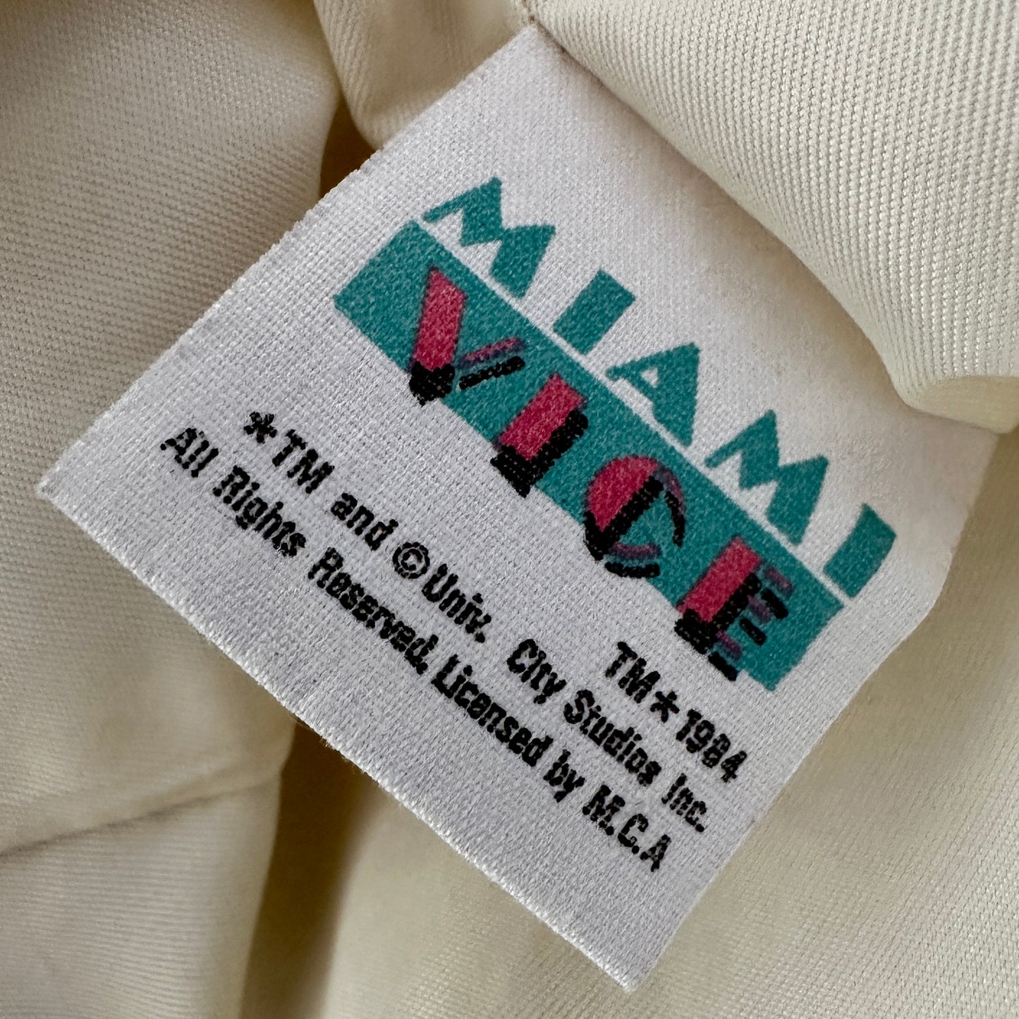 Miami Vice Licensed 80s Vintage Linen Sportscoat - L
