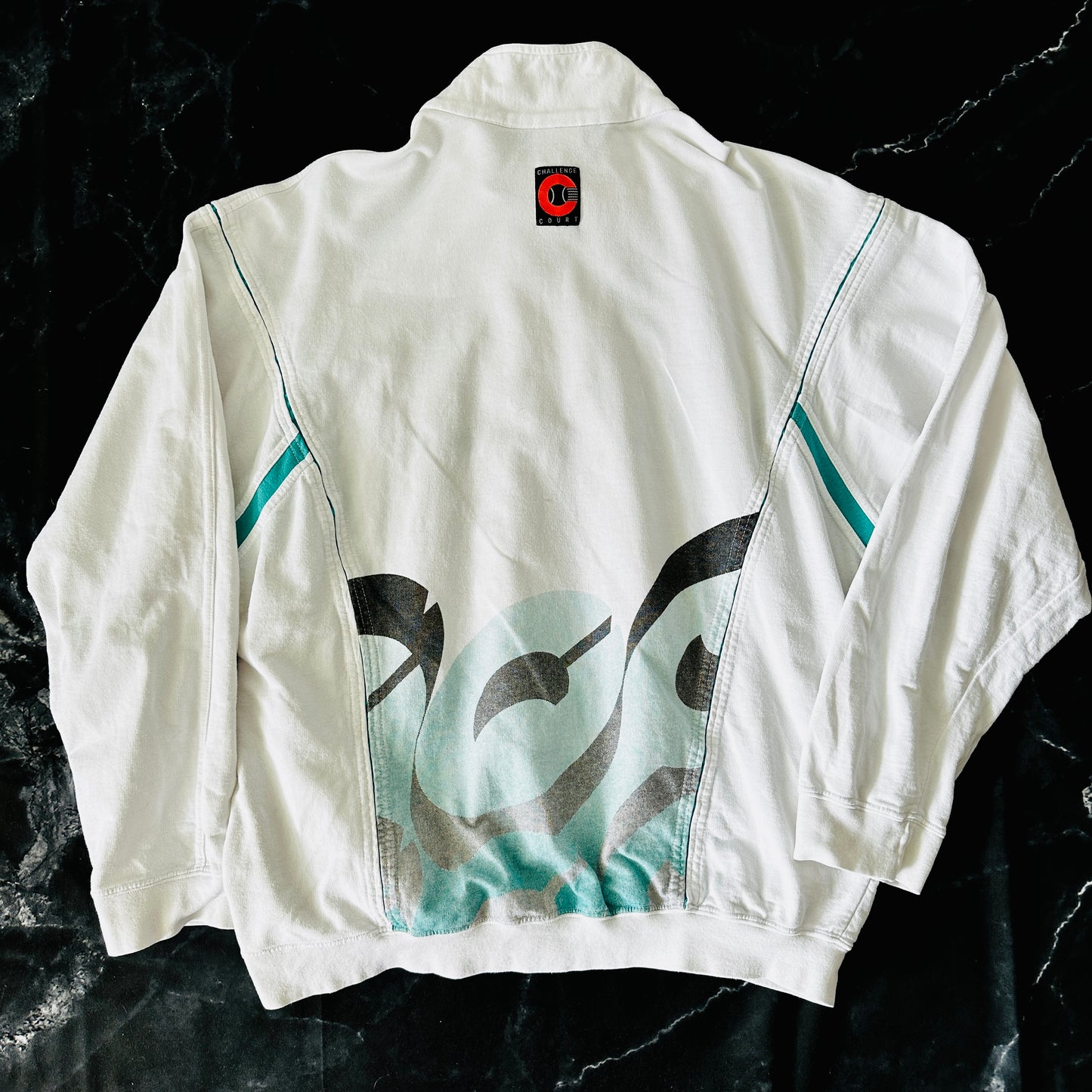 Nike Challenge Court Vintage 1988 Zip Sweatshirt - L - Made in Portugal