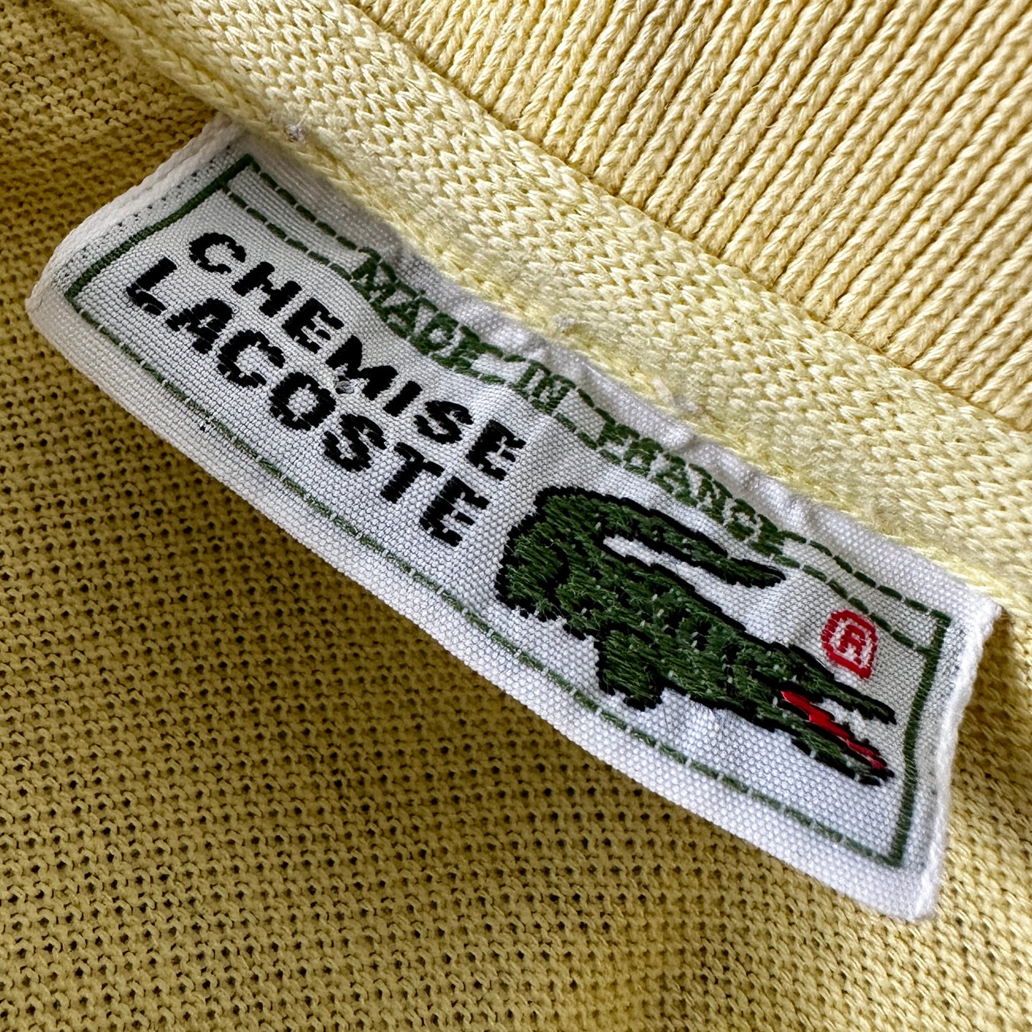 Lacoste Vintage 90s Polo Shirt - M - Made in France