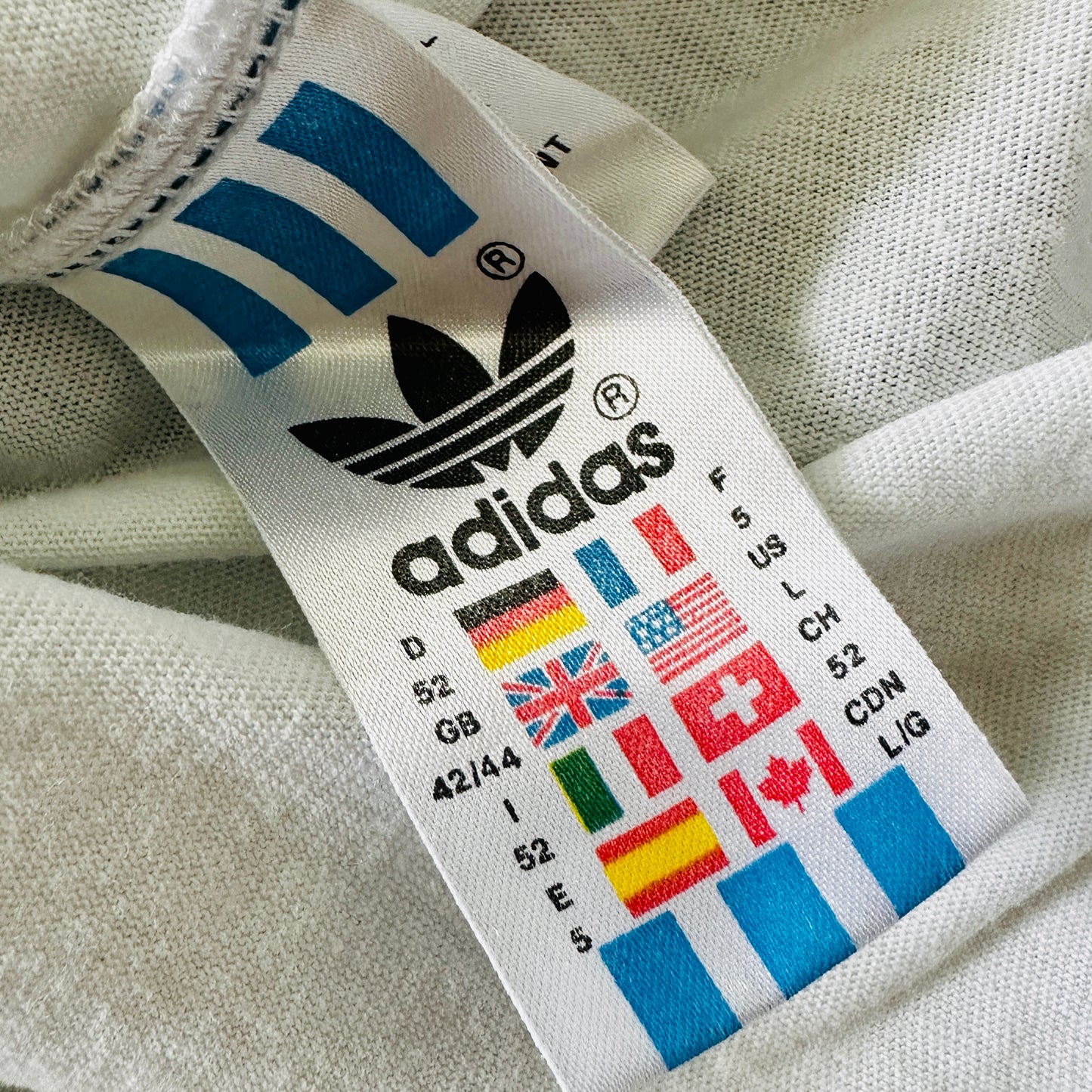 Adidas Vintage ATP Tour Tennis 80s Polo Shirt - 52 / L