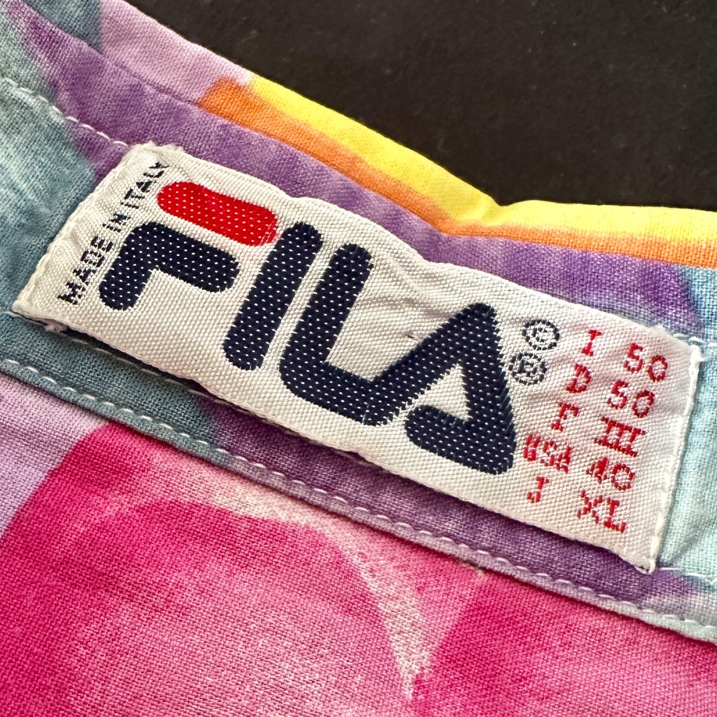 Fila Vintage 1989 Floral Shirt - 50 / M - Made in Italy