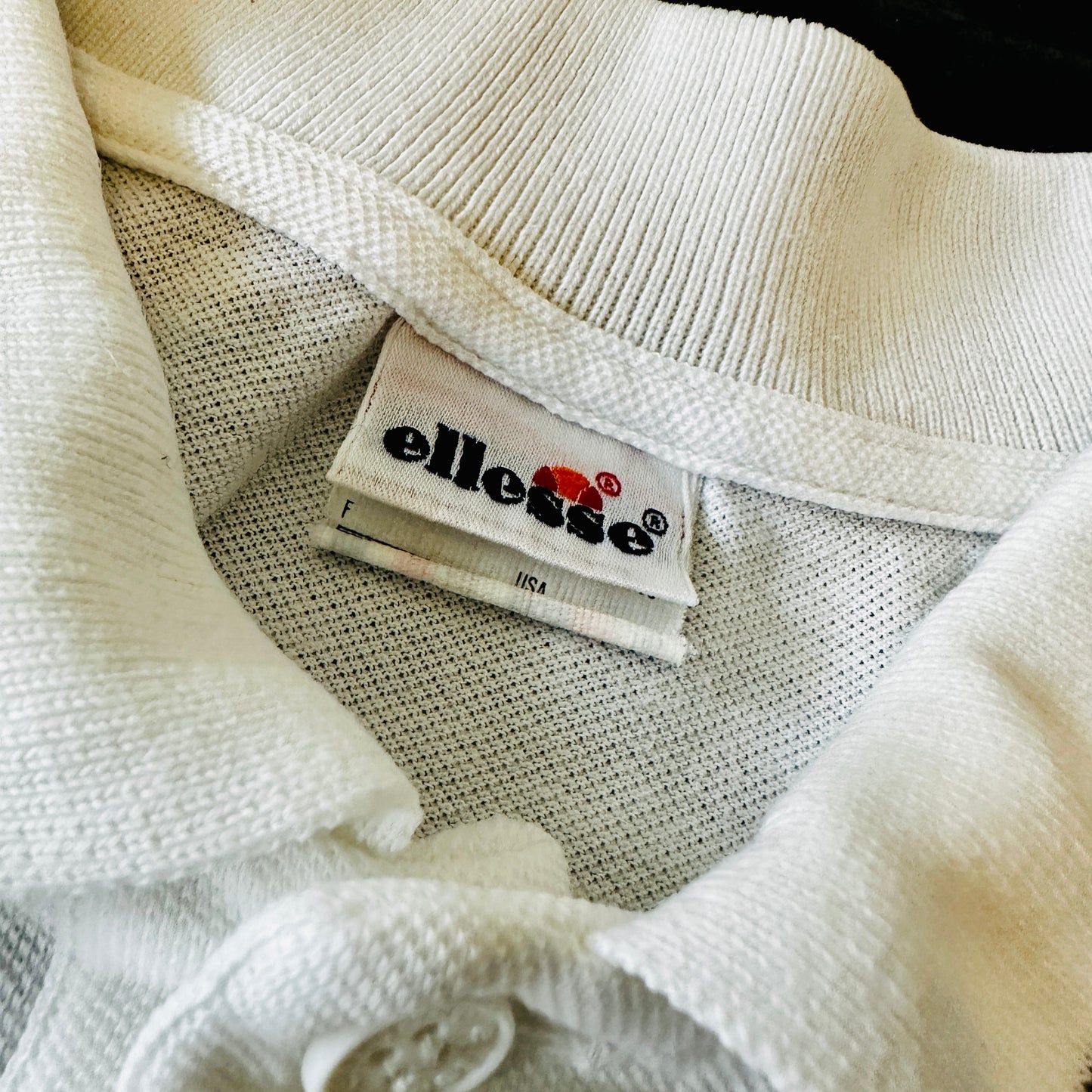 Ellesse Vintage 80s Polo Shirt - XXL - Made in Italy